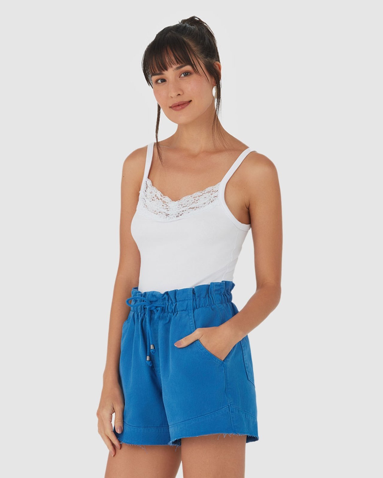 Blusa Ribana Com Renda Malwee Branco – XGG Malwee