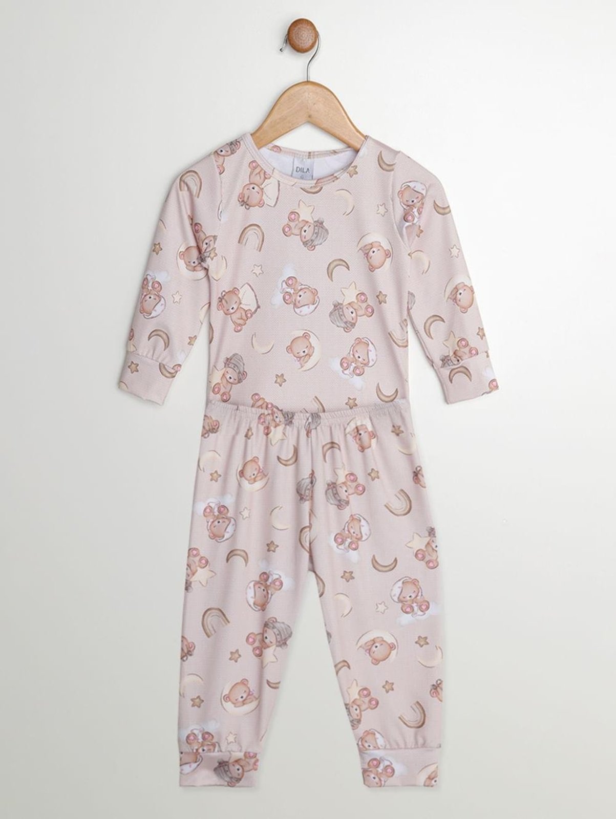 Pijama Longo Térmico Para - BEGE