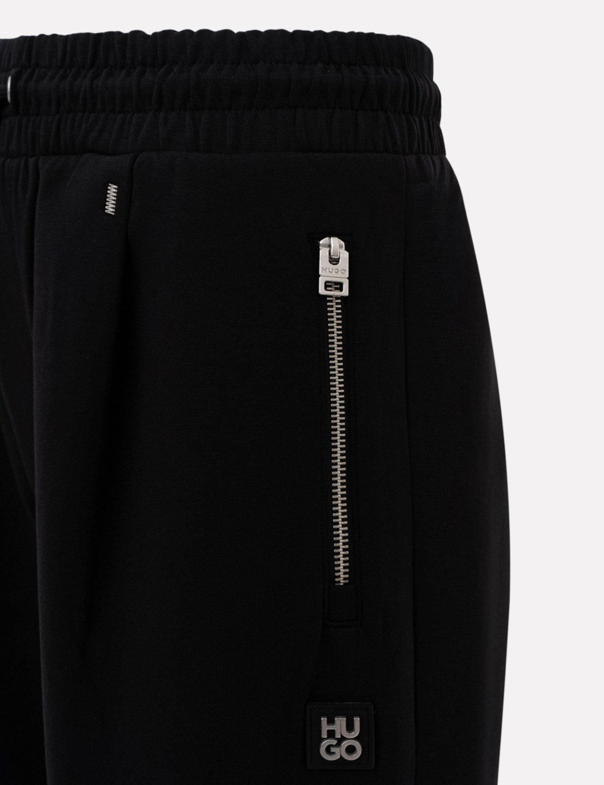 Vista 3 Calça Hugo Boss Masculina Moletom Regular Dargenpan Preta preto Hugo Boss preto