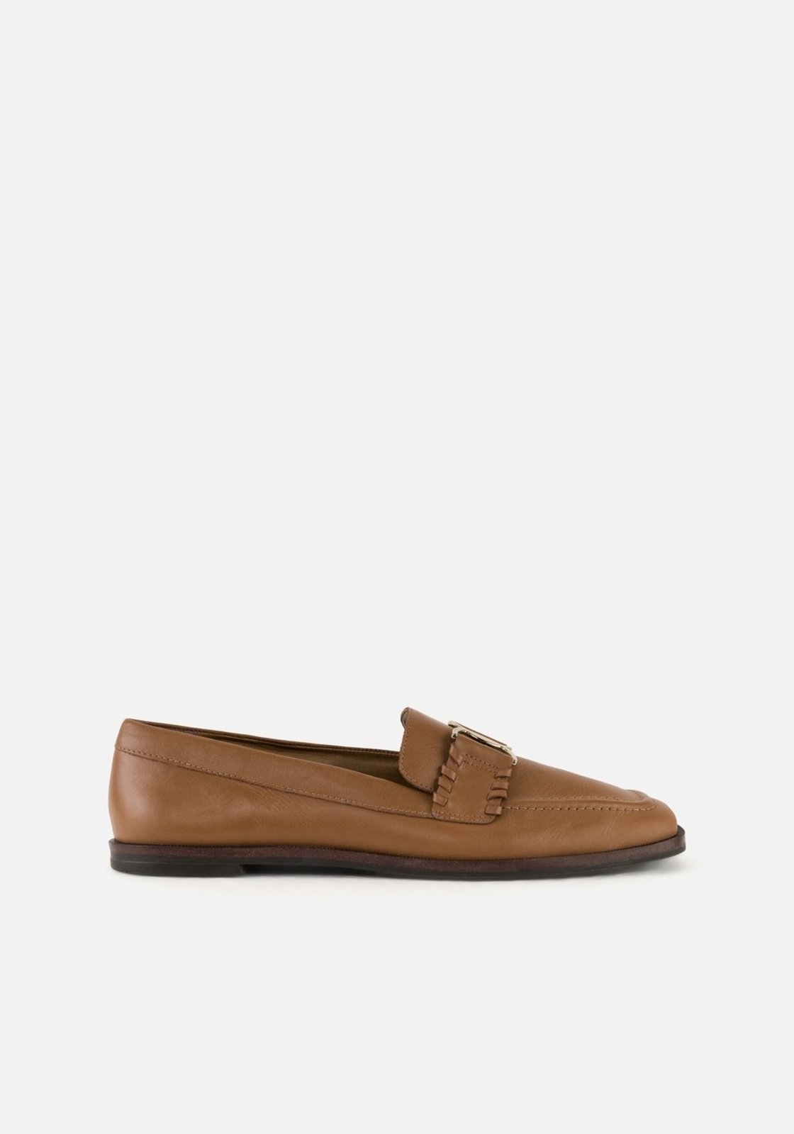 Mocassim De Couro Com Bridão