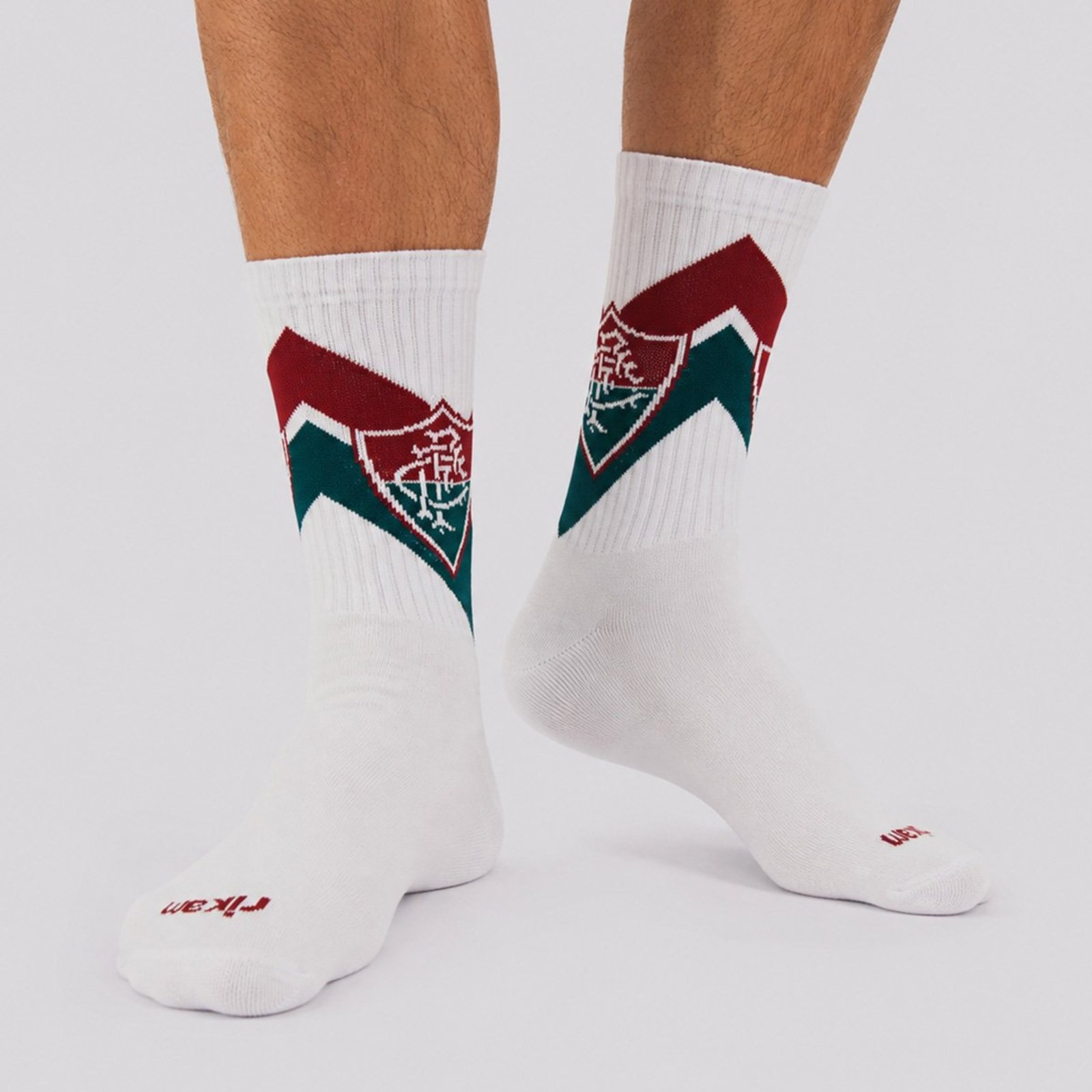 Meia Fluminense FC Esporte Branca