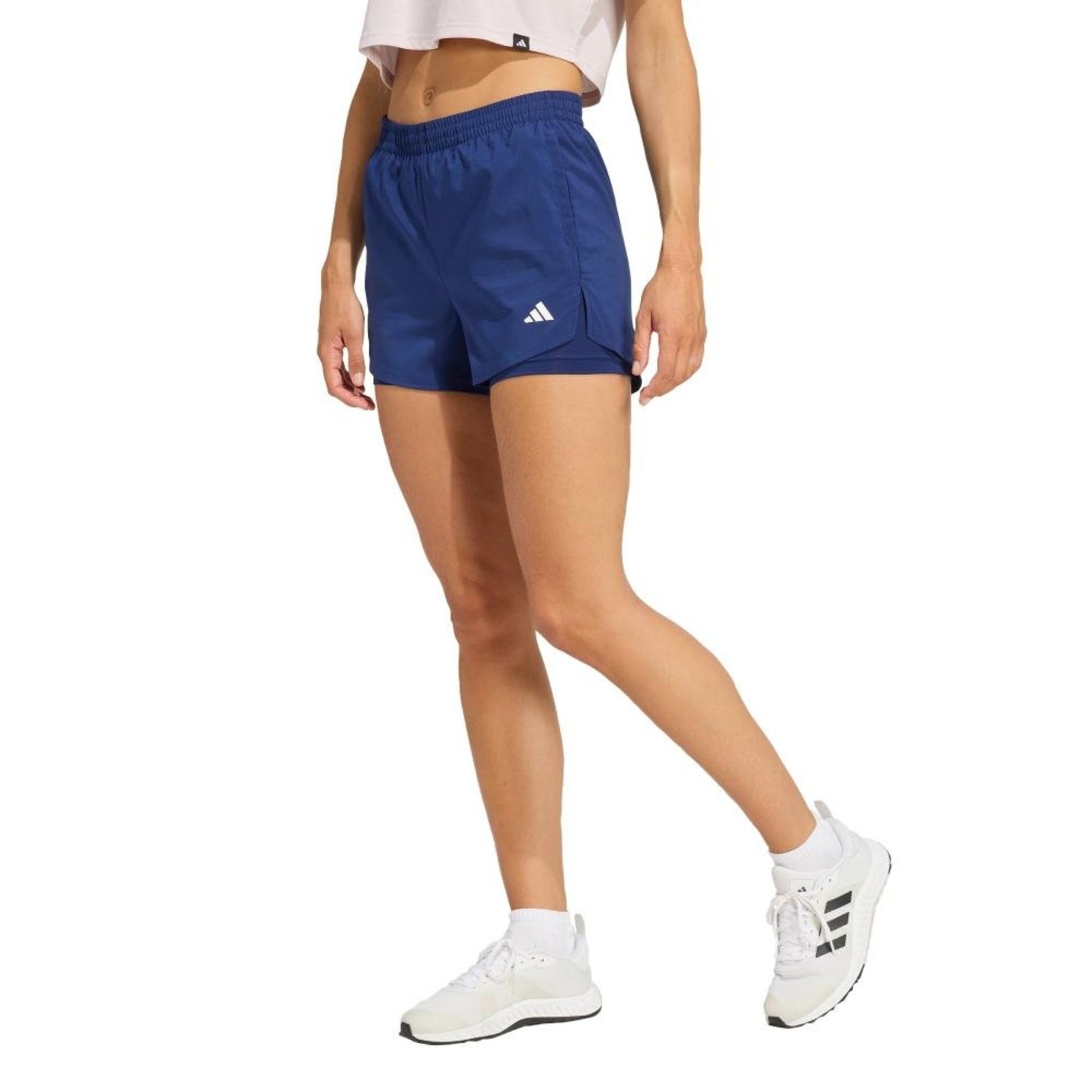 Shorts 2 em 1 Workout Essentials adidas Performance Azul