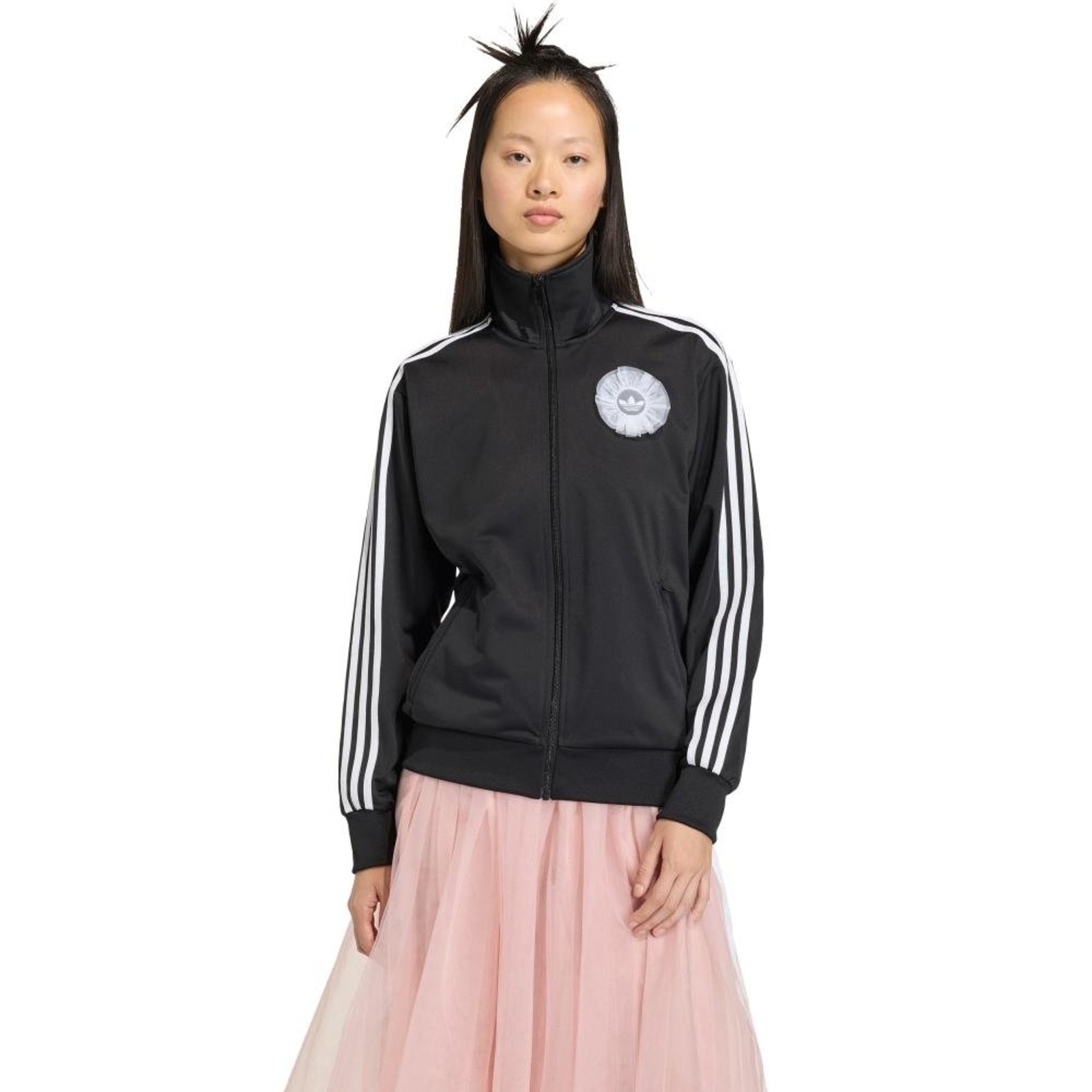 Jaqueta adidas ORIGINALS LACE BRANDING FB TT adidas Originals Preto