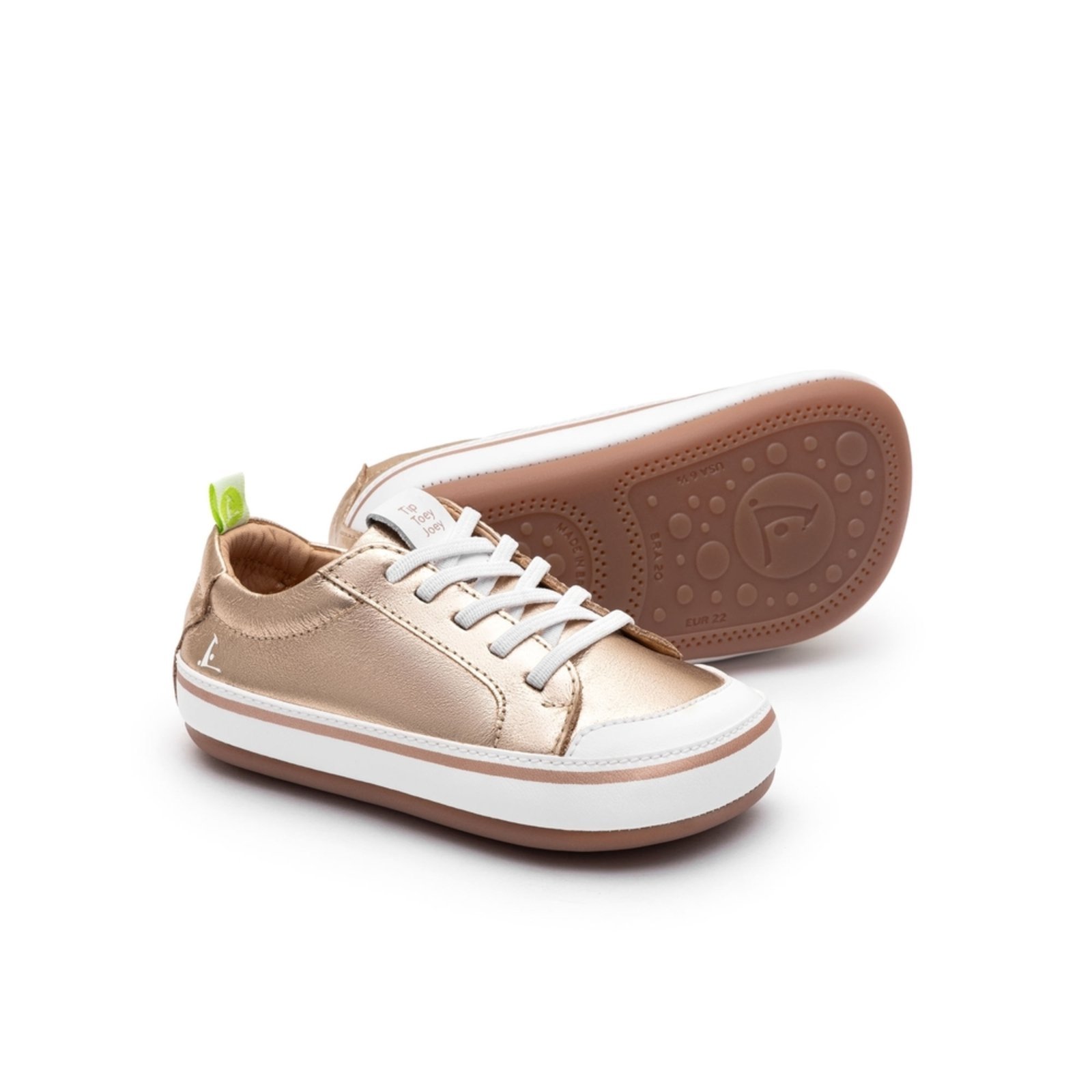 Vista 3 Infantil - Tênis Tip Toey Joey Funky 20 Metalizado rosa Tip Toey Joey rosa