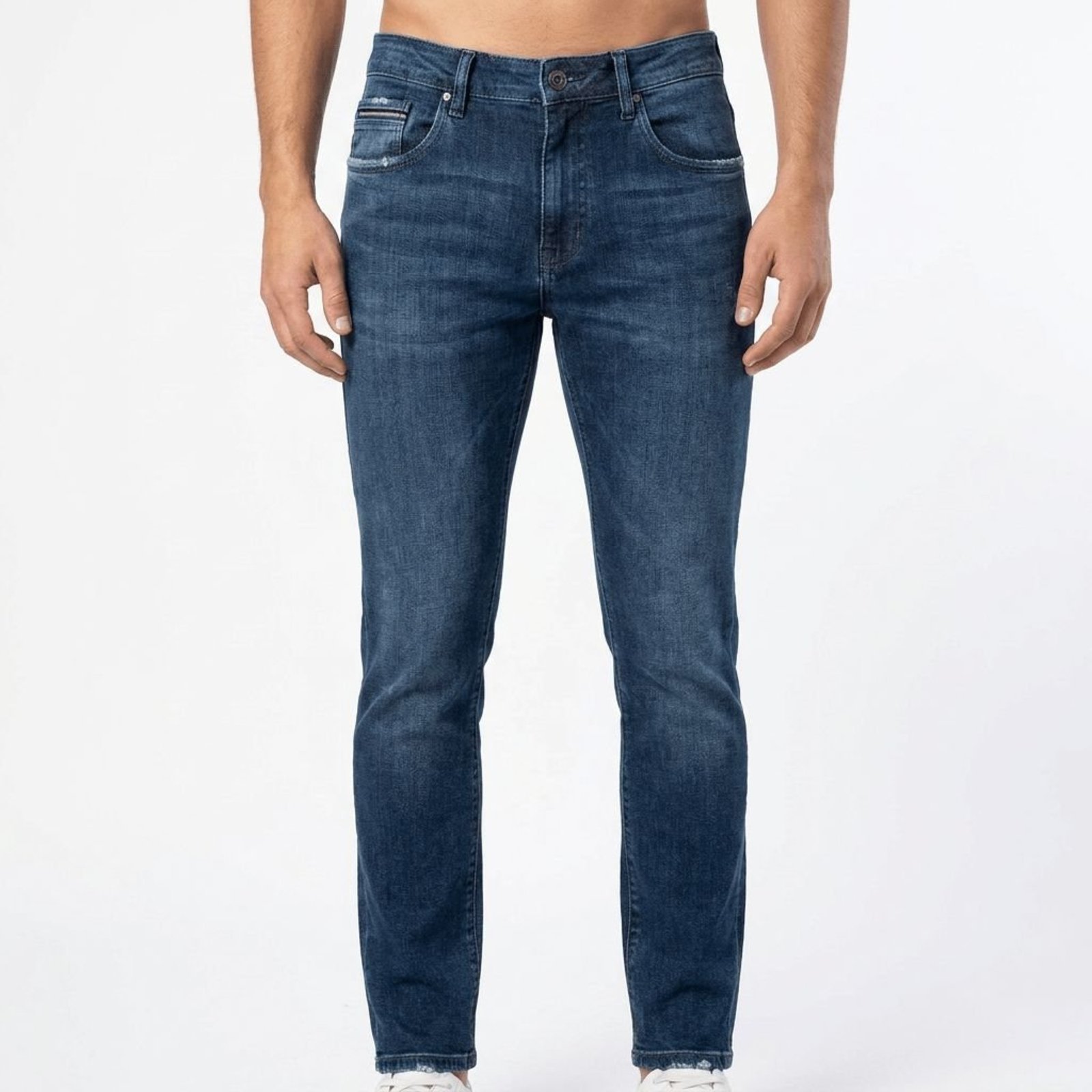 Calça Jeans Masculina Sallo Skinny Azul 0007 - Jeans - Sallo