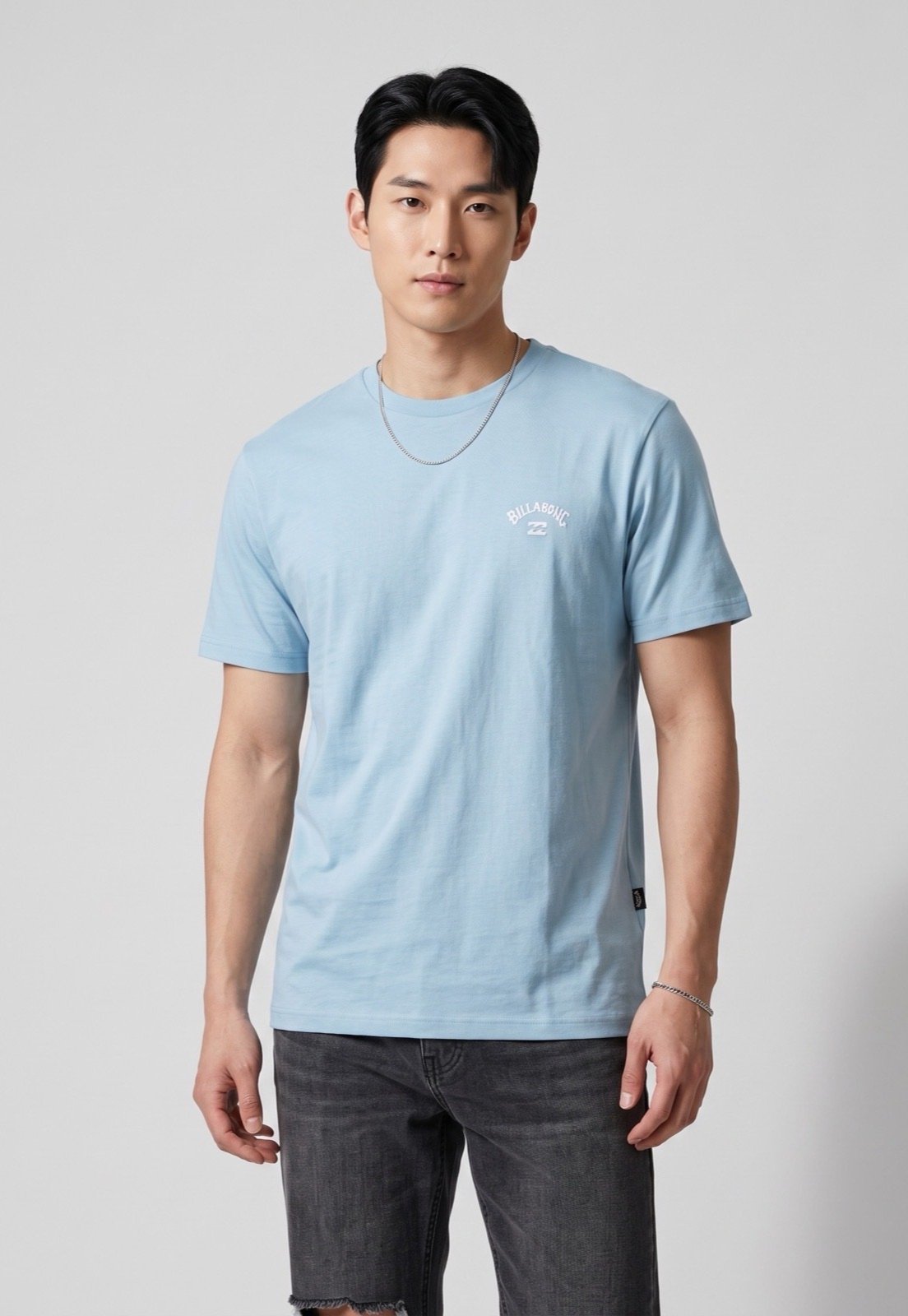 Camiseta Masculina Billabong Small Arch Azul