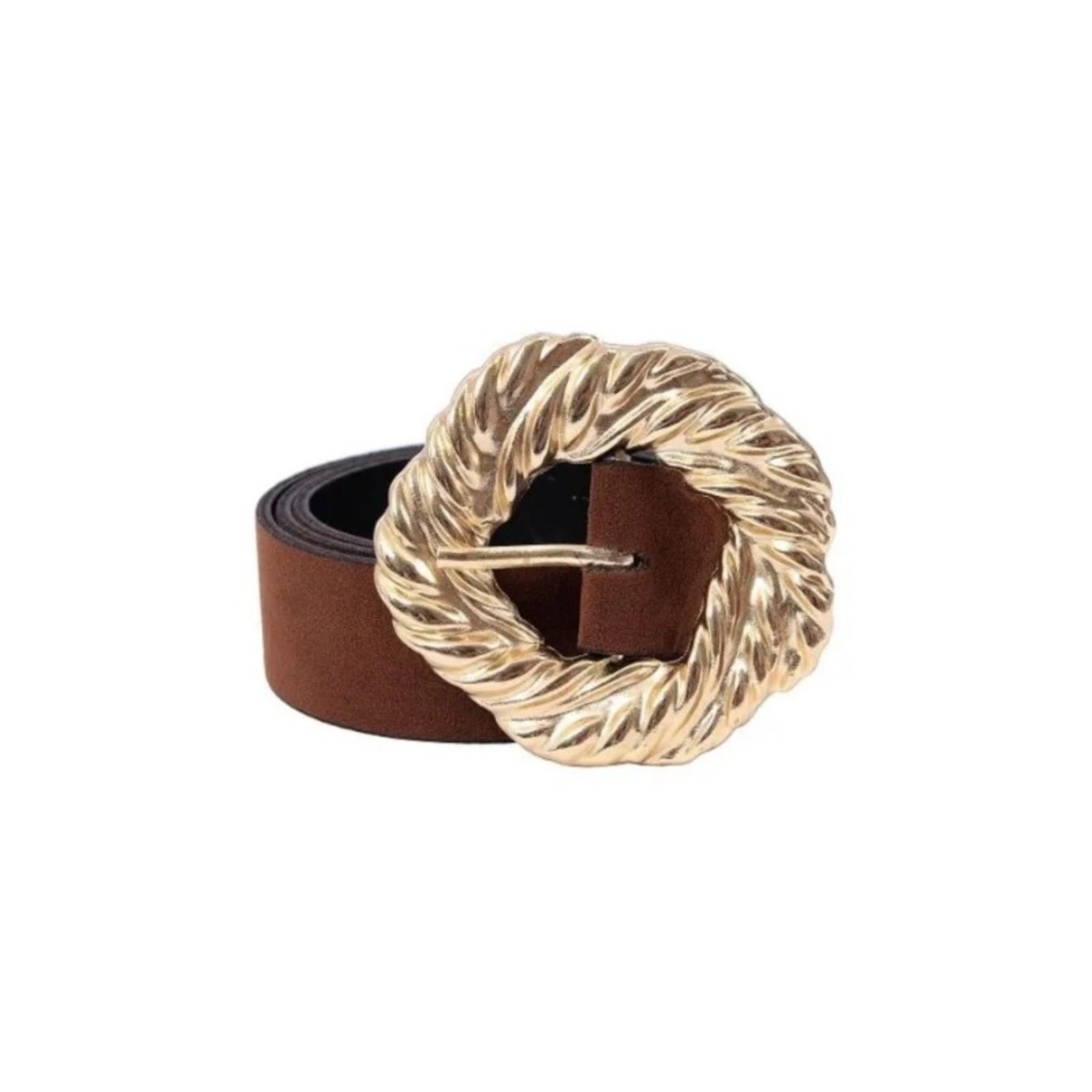 Cinto Fivela Tendencia Chic Paris - Marrom