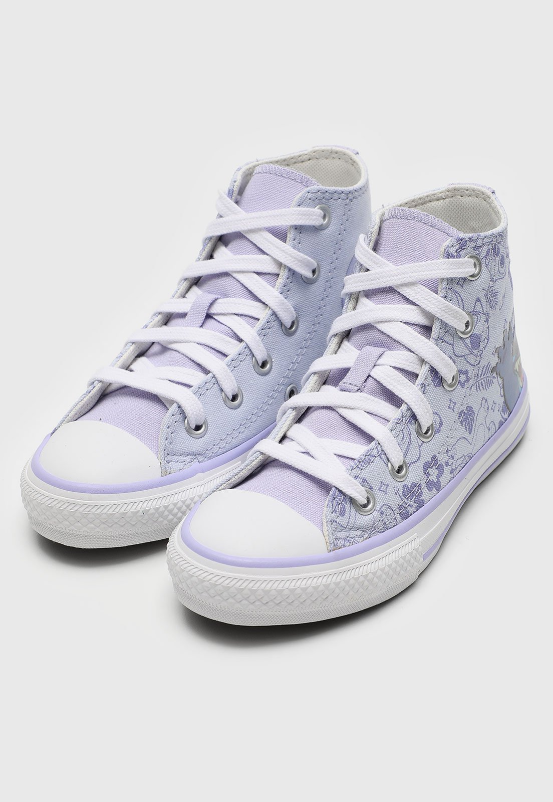 Infantil - Tênis Casual Converse Disney Stitch Lilás