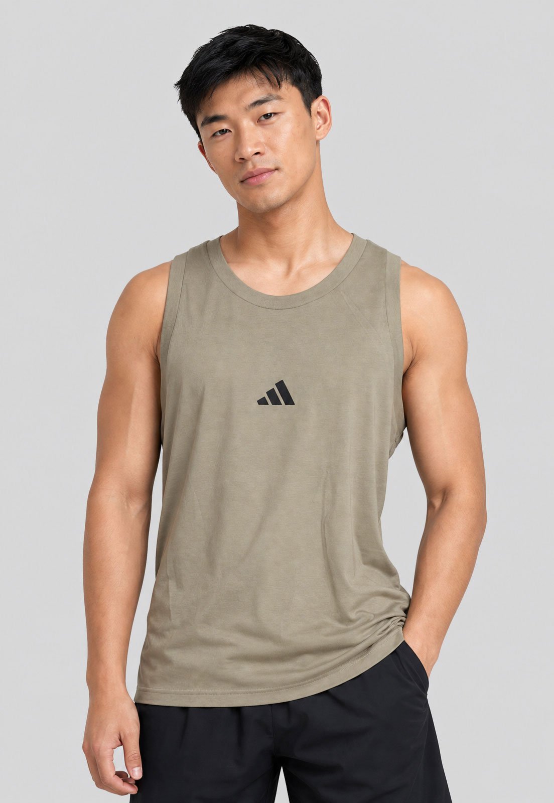 Regata Masculina adidas Sportswear Essentials Small Logo Verde