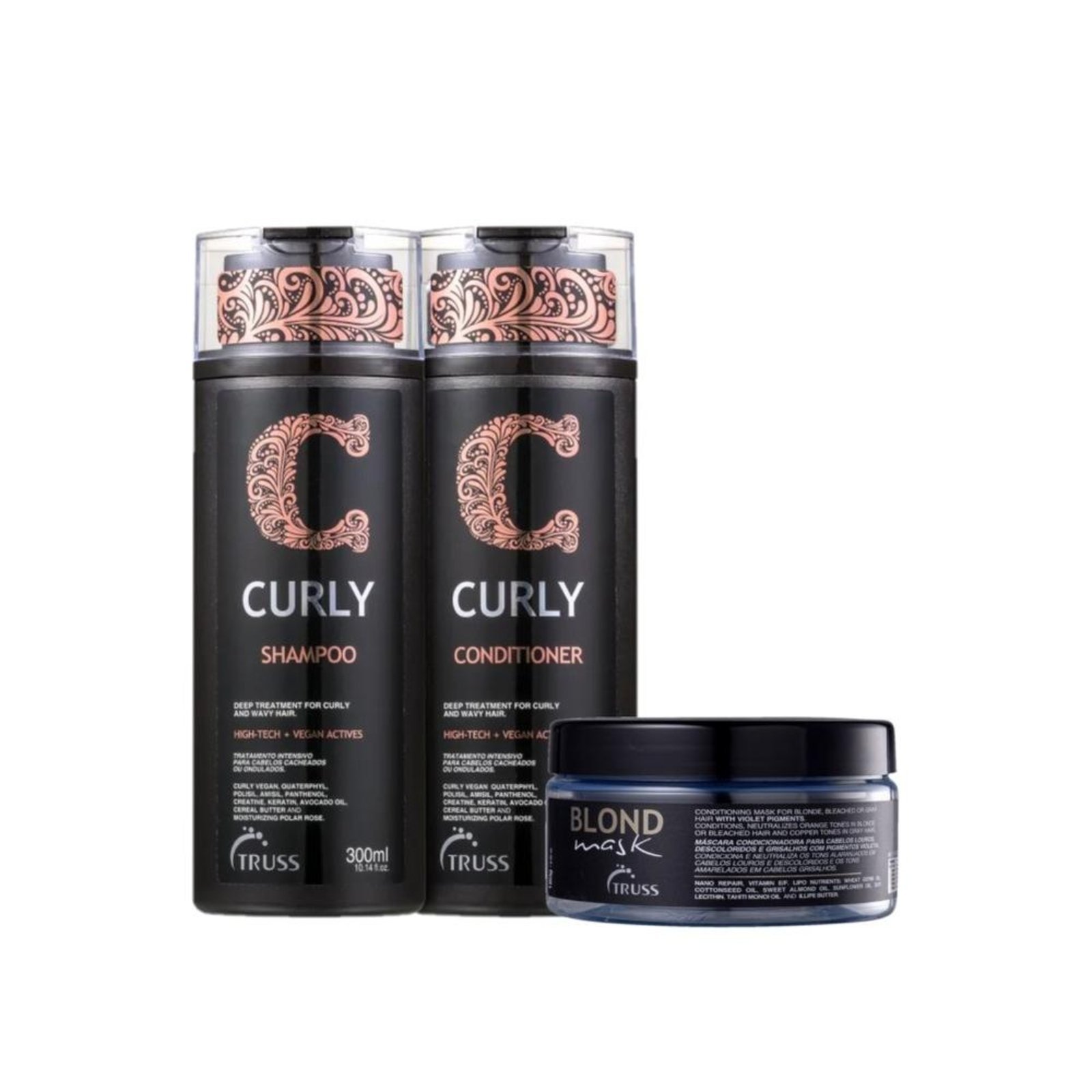 Kit Truss Home Care Curly Blond (3 Produtos)