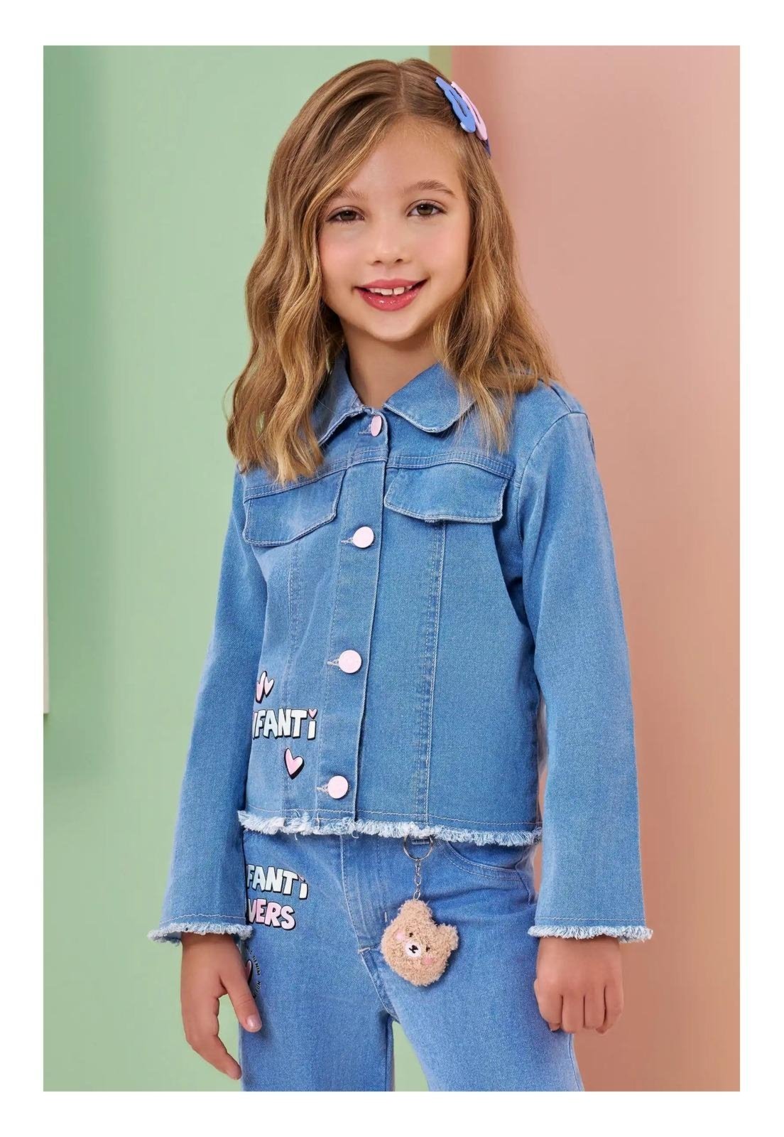 Infantil - Jaqueta Jeans Coolest Infanti 10 Azul