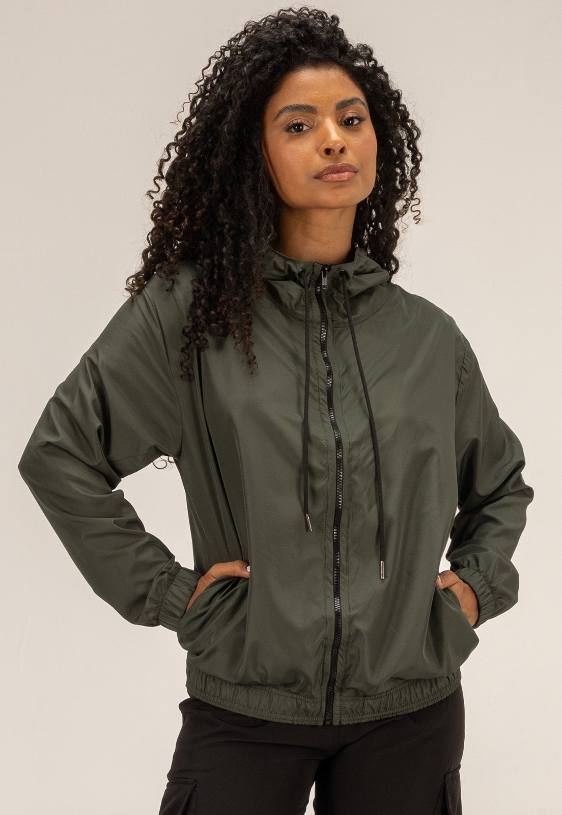 Jaqueta Corta Vento Feminina Premium Fit Academia