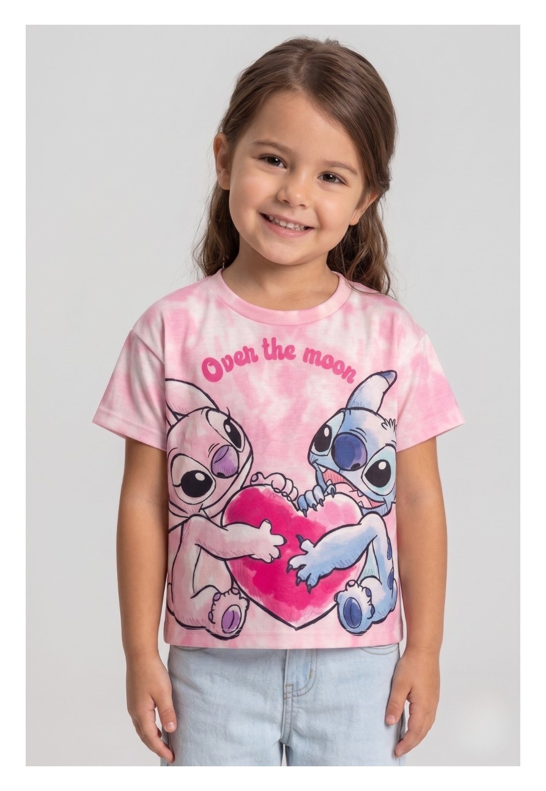 Infantil - Blusa Disney Menina Stitch