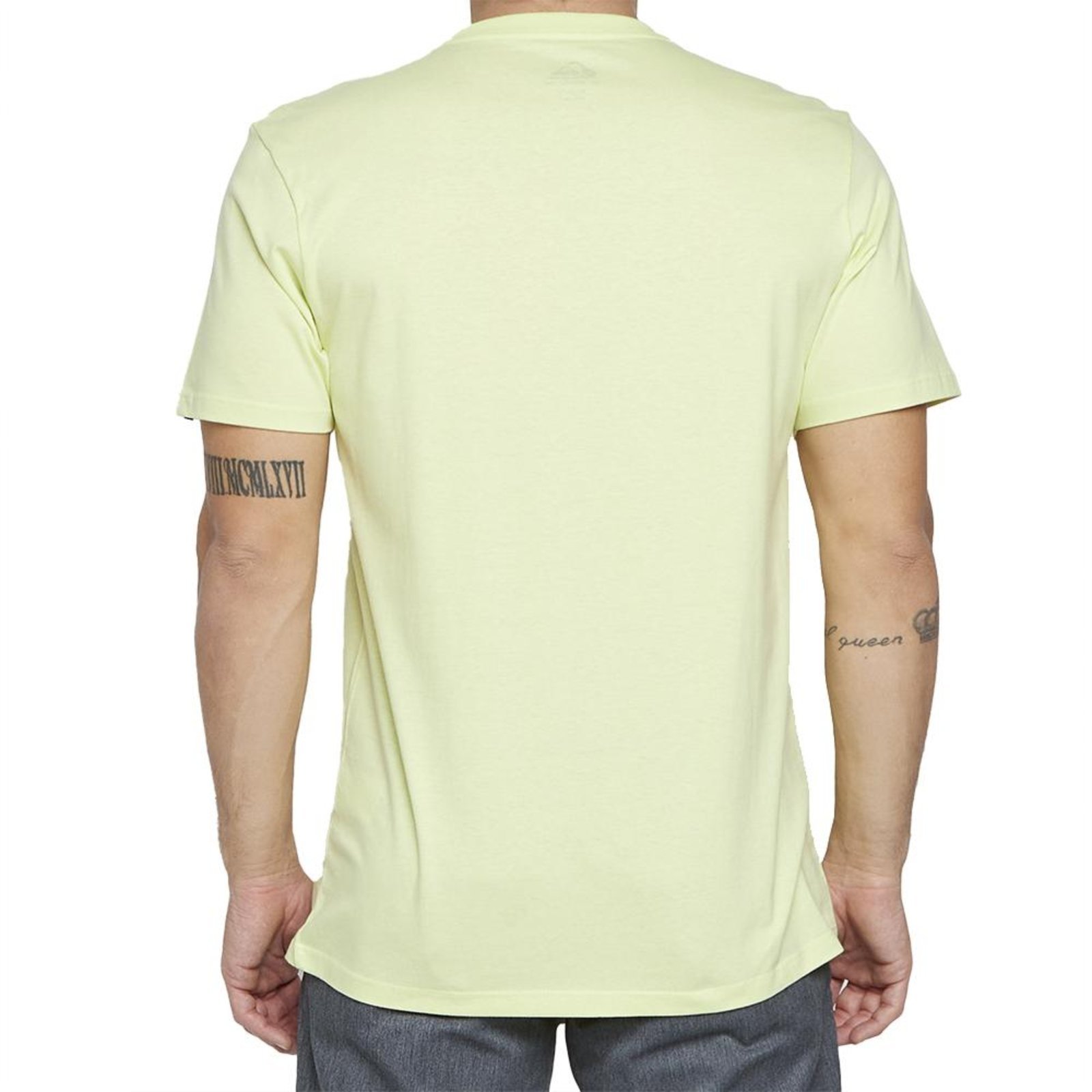 Camiseta Quiksilver Transfer Square Color SM25 Verde Claro
