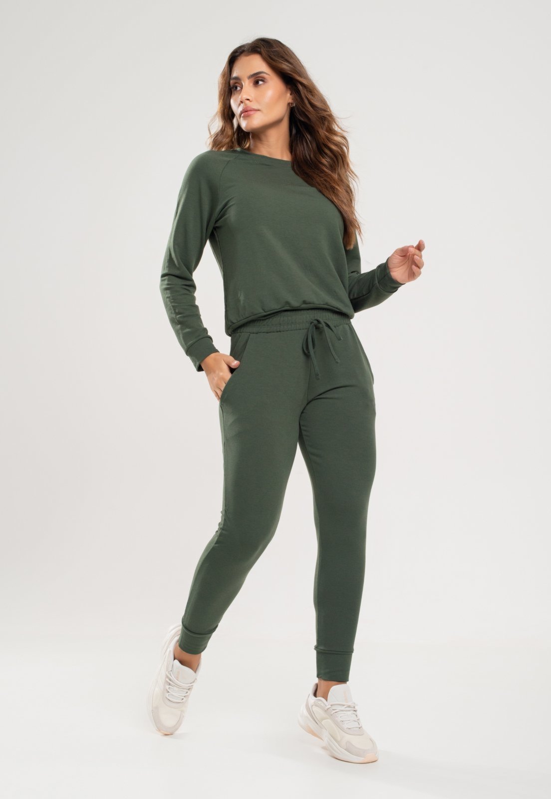 Calça Salvatore Comfy Jogger Moletinho Verde