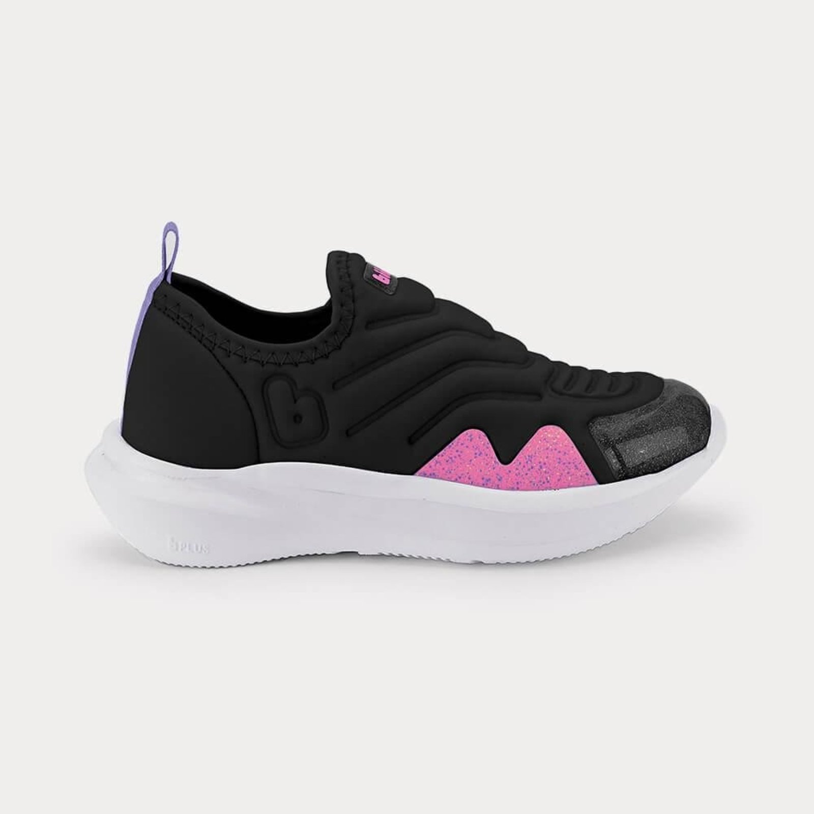 Infantil - Tênis Bibi Volt 2.0 Preto com Rosa 25