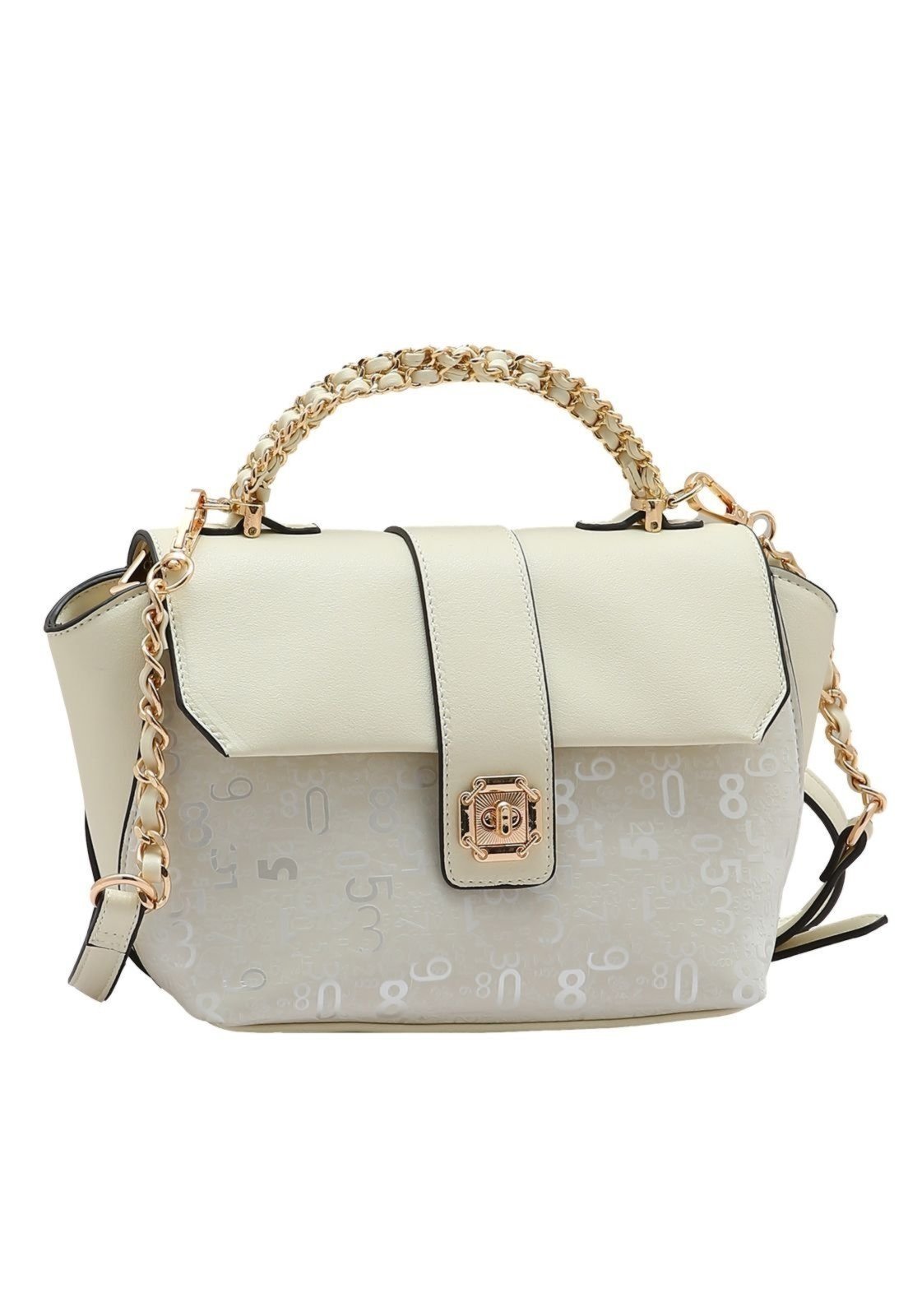 Bolsa Feminina Chenson Deluxe Satchel Mão 3485444 Bege