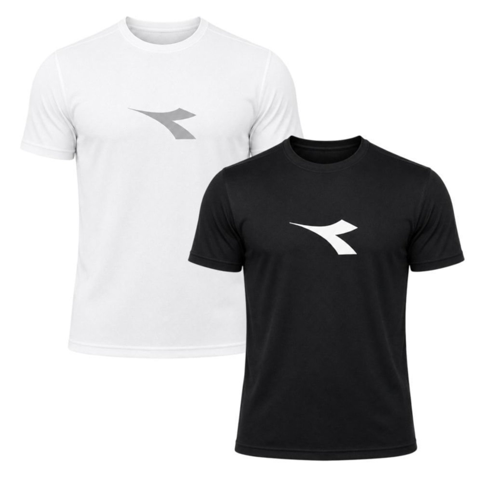 Kit 2 Camisetas Diadora Big Logo Masculino - Branco - Diadora