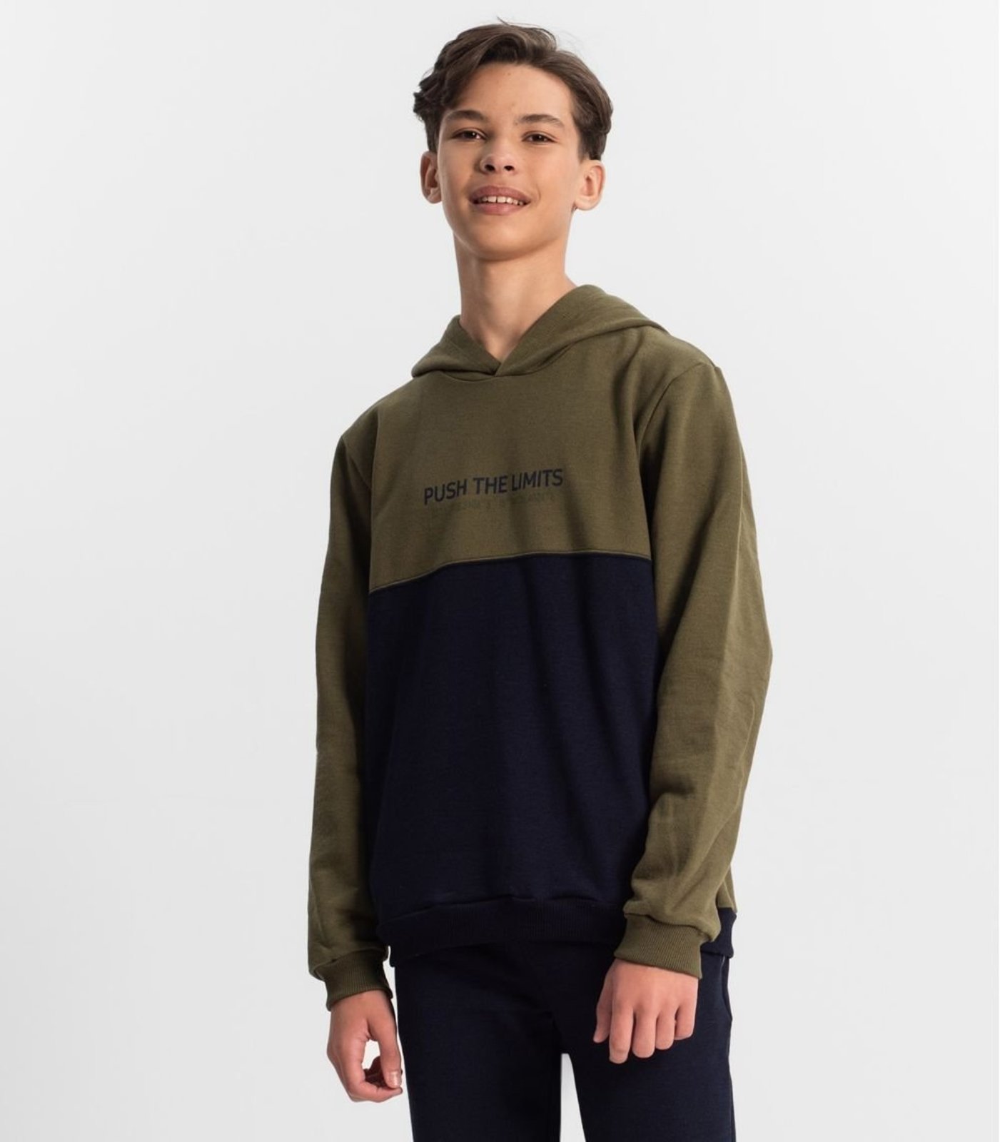 Infantil - Moletom Juvenil Masculino Com Capuz Minty Verde