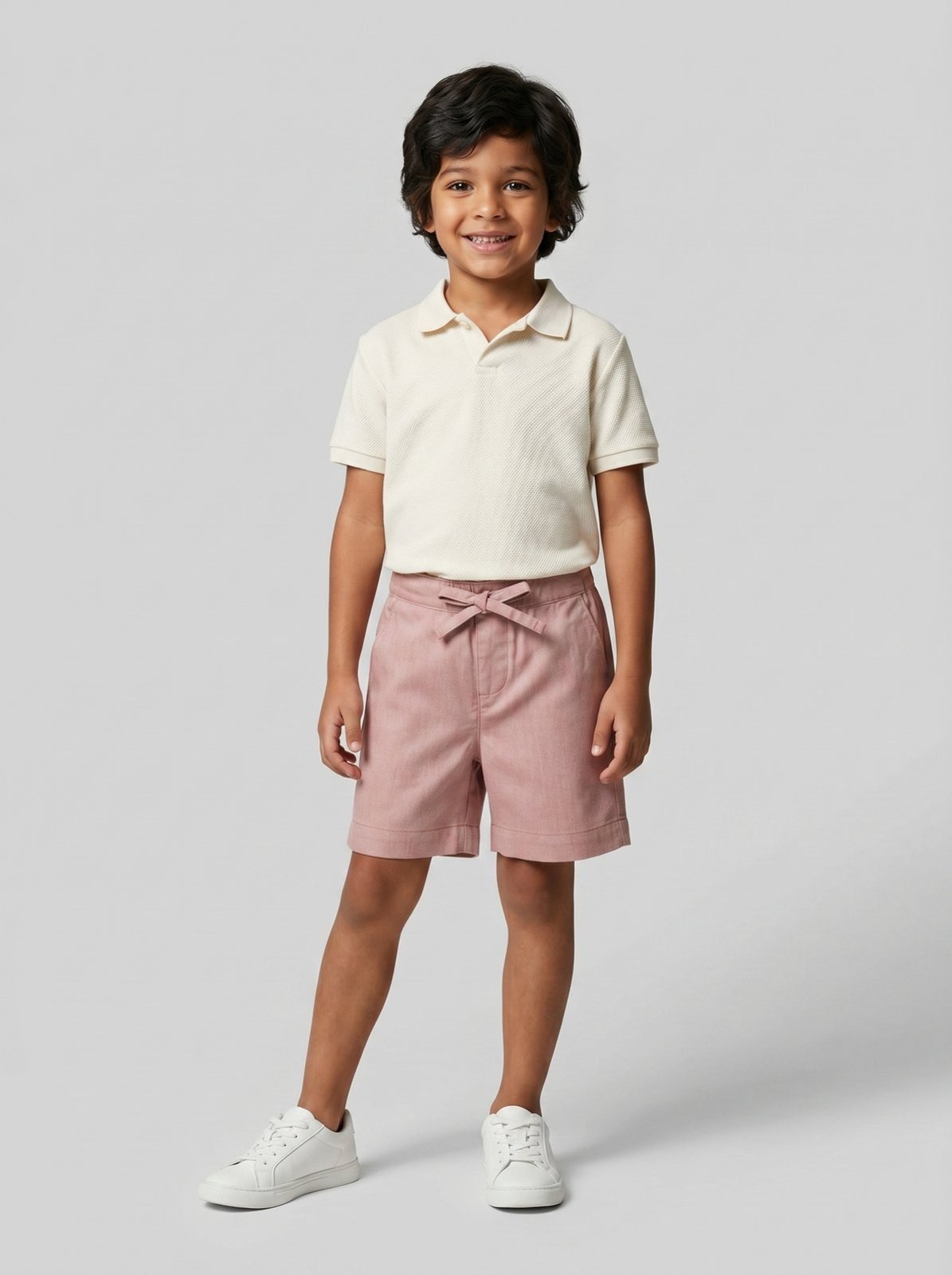 Infantil - Bermuda Algodão - Tangerina - 06