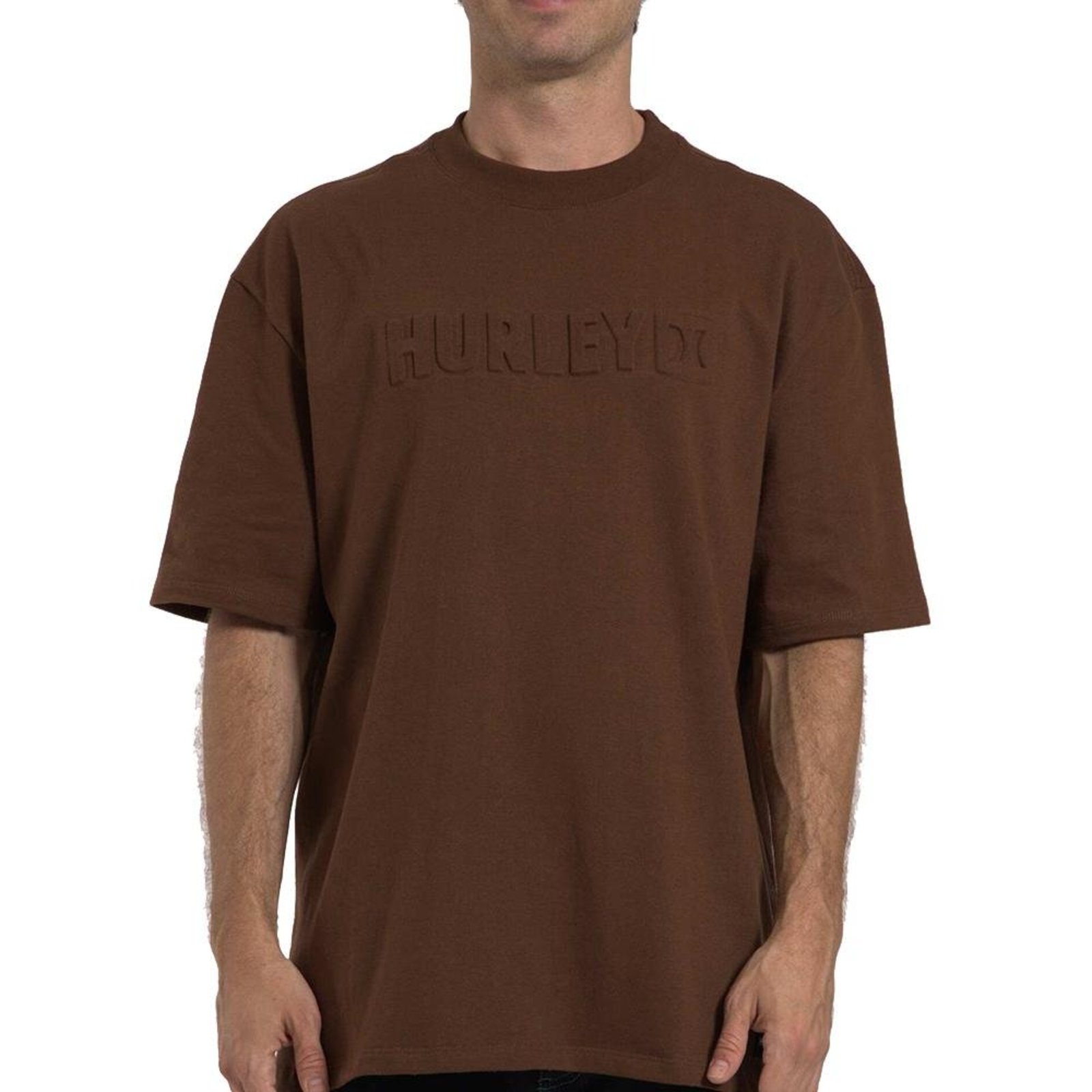 Camiseta Hurley Square Maxfit WT26 Masculina Marrom