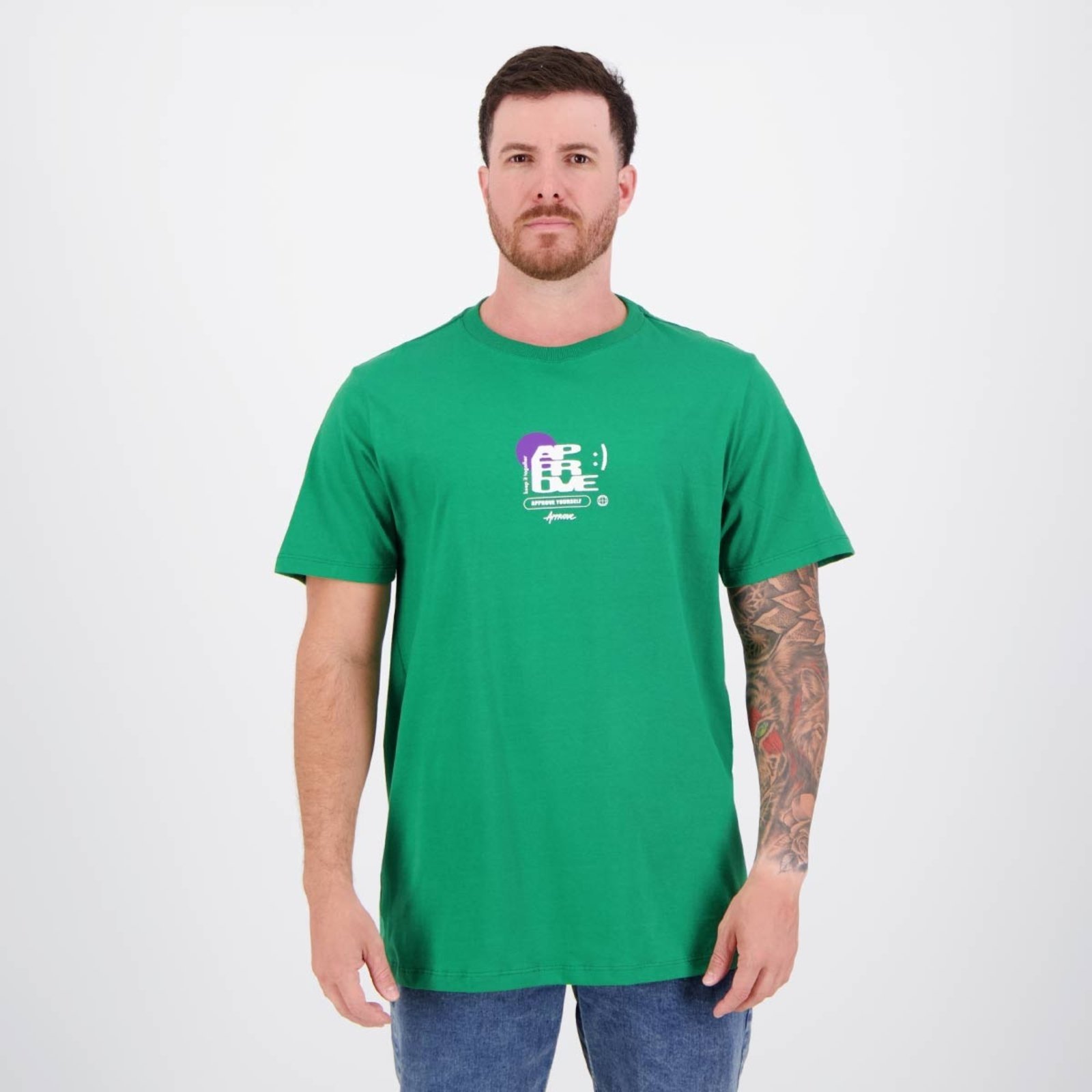 Vista 2 Camiseta Approve Bold Keep Together verde Approve verde