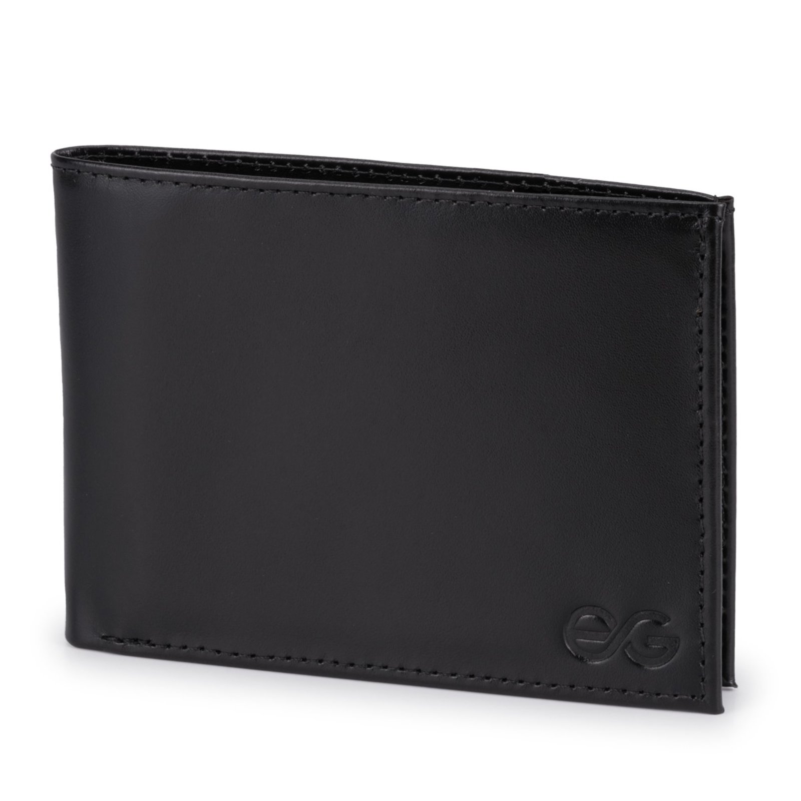 Carteira Couro Legítimo Rg/cnh/cédulas/cartões/moedas Social ello griff Preto