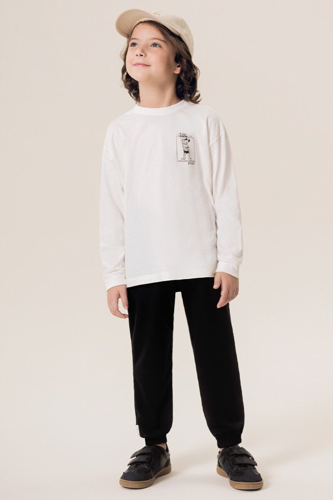 Infantil - Conjunto Bugbee Camiseta Malha Com Calça em Malhão Diferenciado
