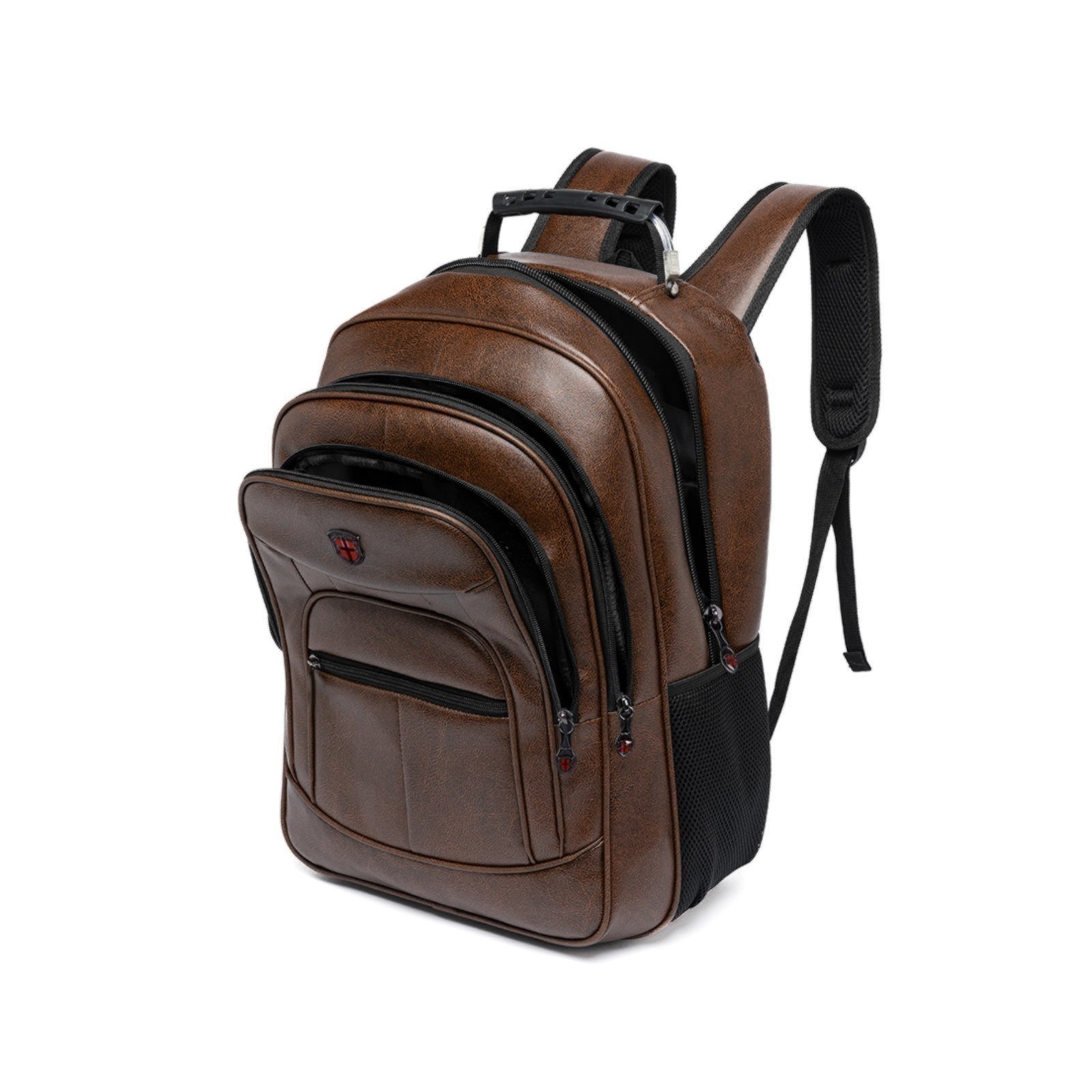 Vista 3 Mochila Unissex Excecutiva Swissport Notebook Reforçada Uso Diário marrom Swissport marrom