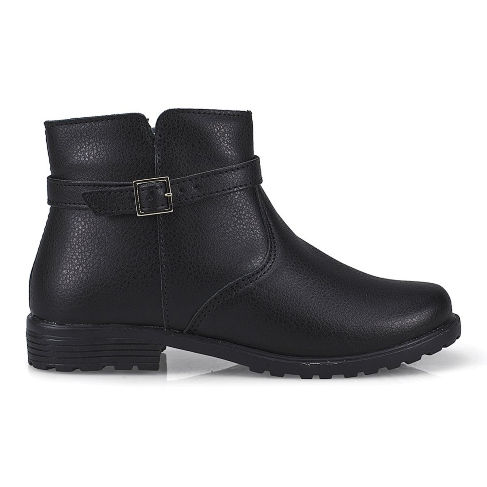 Infantil - Bota Feminina Cano Curto com Fivela