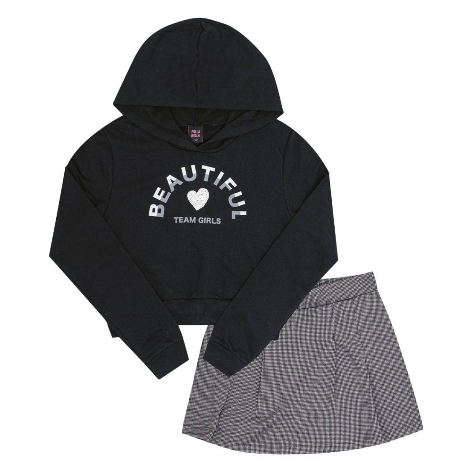 Infantil - Conjunto Juvenil Menina - Preto - 52932-51