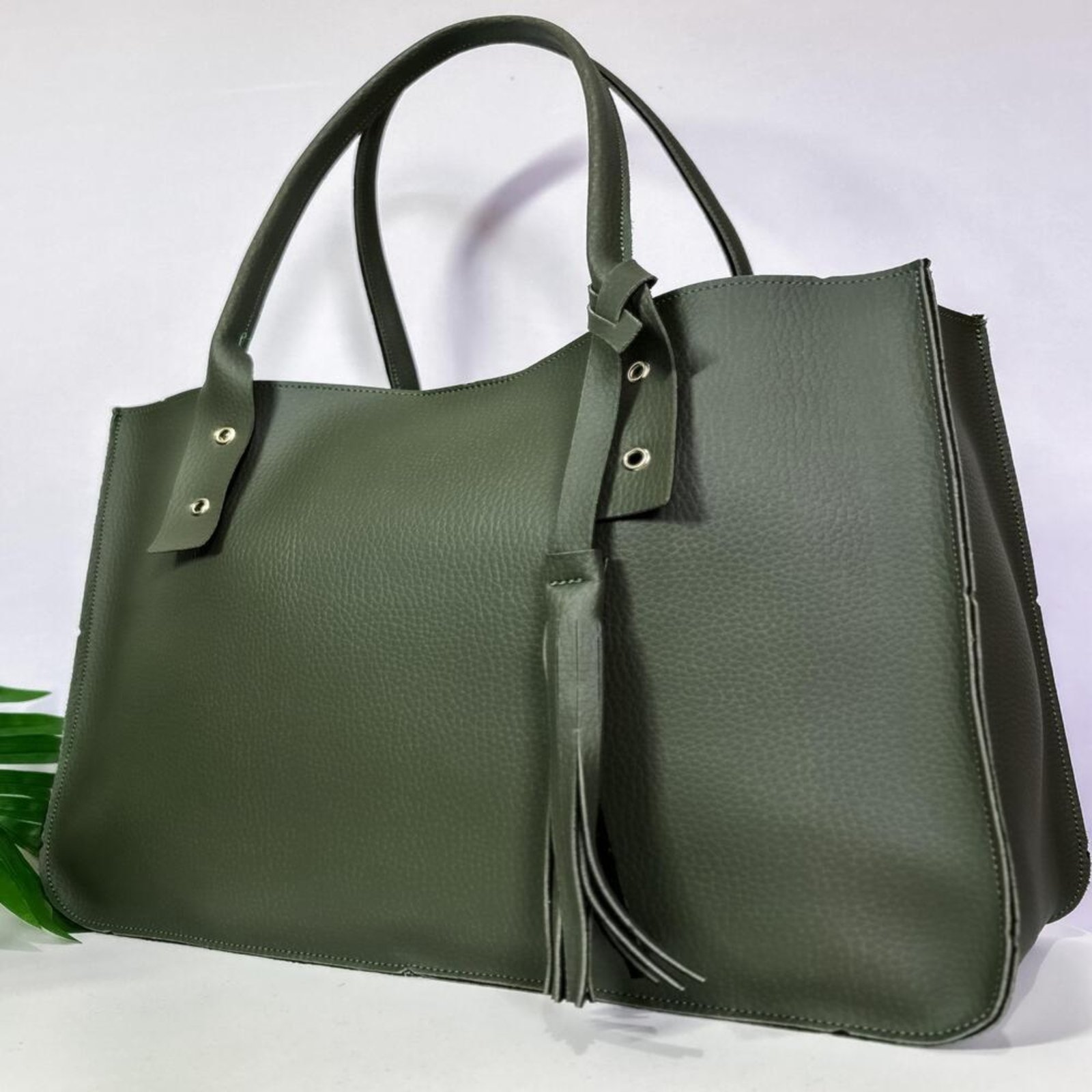 Bolsa Feminina Executive CasualMarrom Claro Único Verde