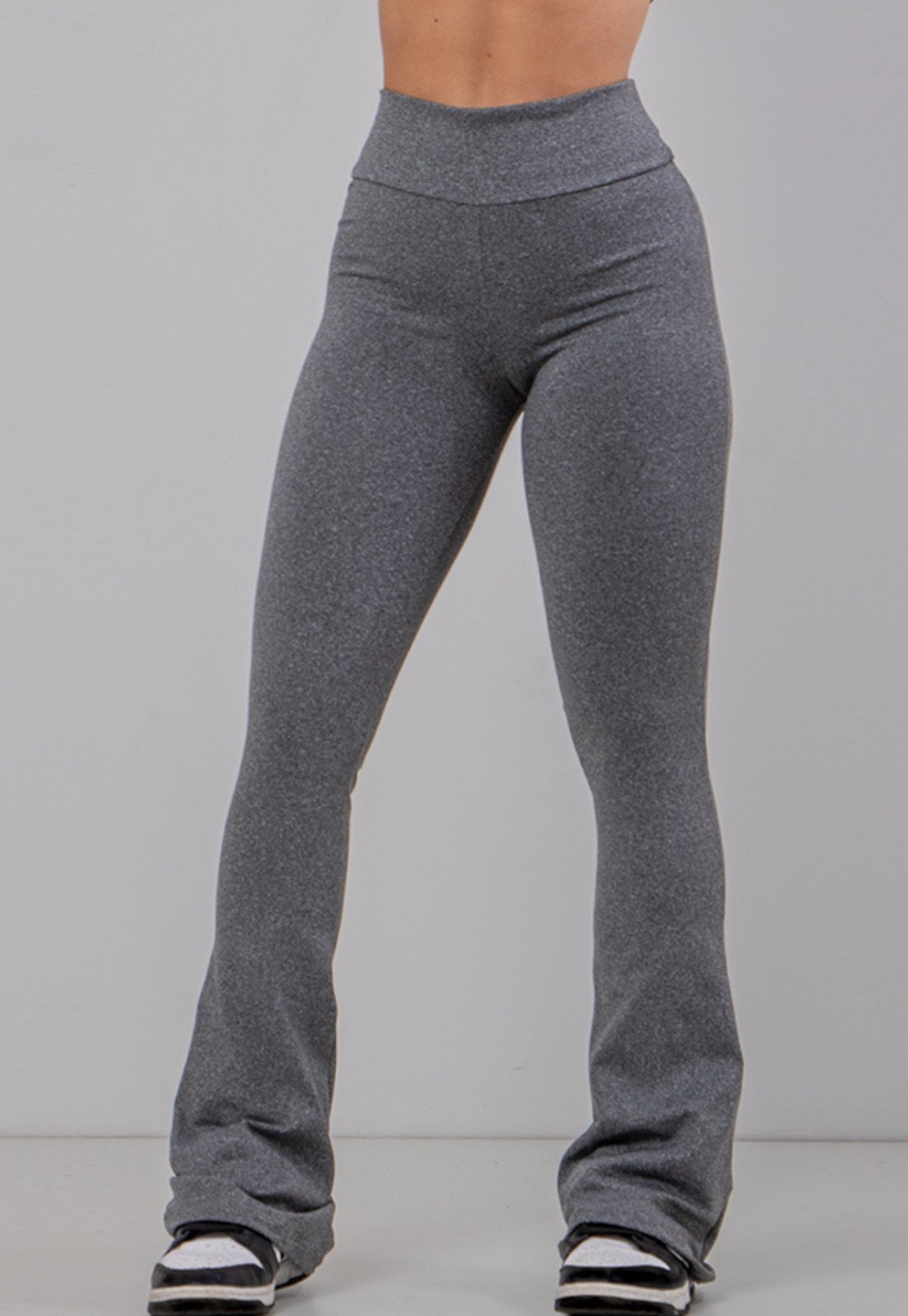 Calça Flare Bailarina Rioutlet Cinza