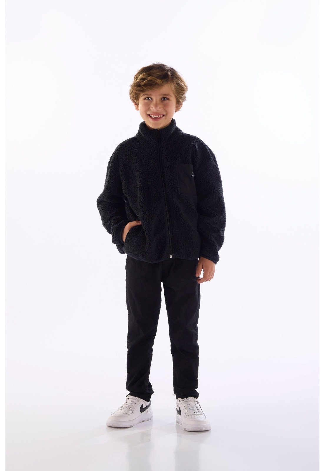 Infantil - Jaqueta para Menino Quimby Preto