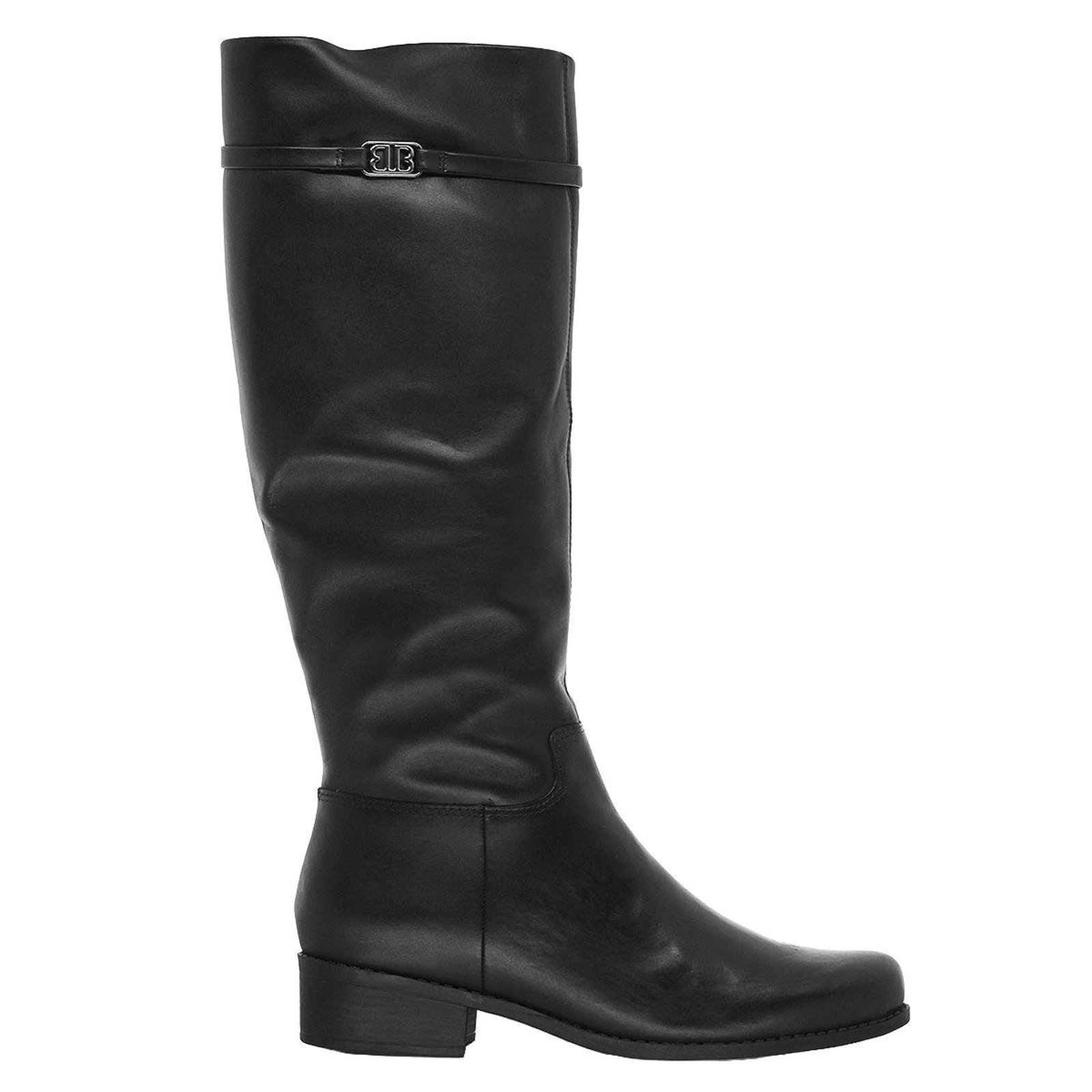 Bota Montaria Feminina Cano Alto Couro Bottero Preta