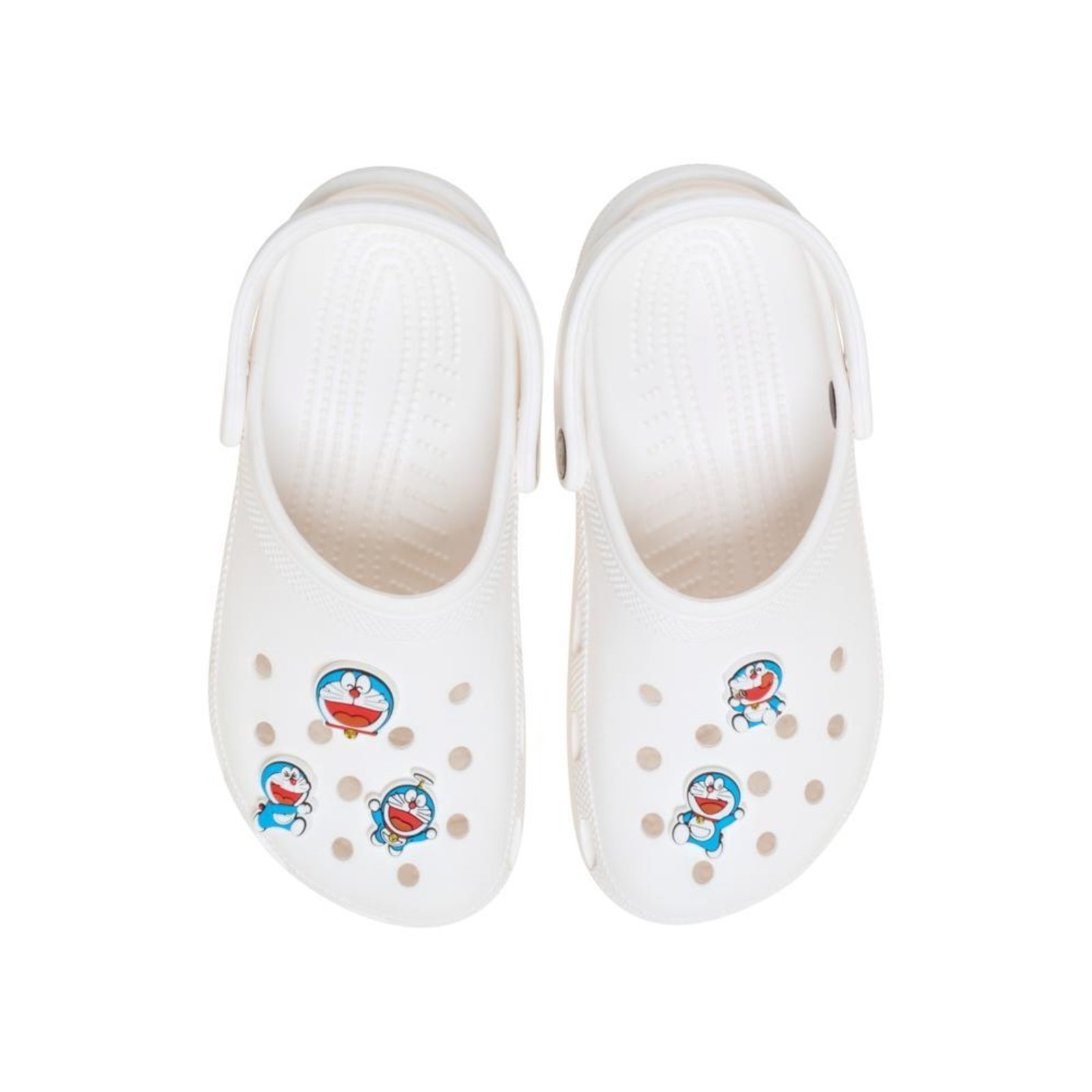 Vista 3 Infantil - Jibbitz™ Doraemon Pack Com 5 Peças Crocs branco