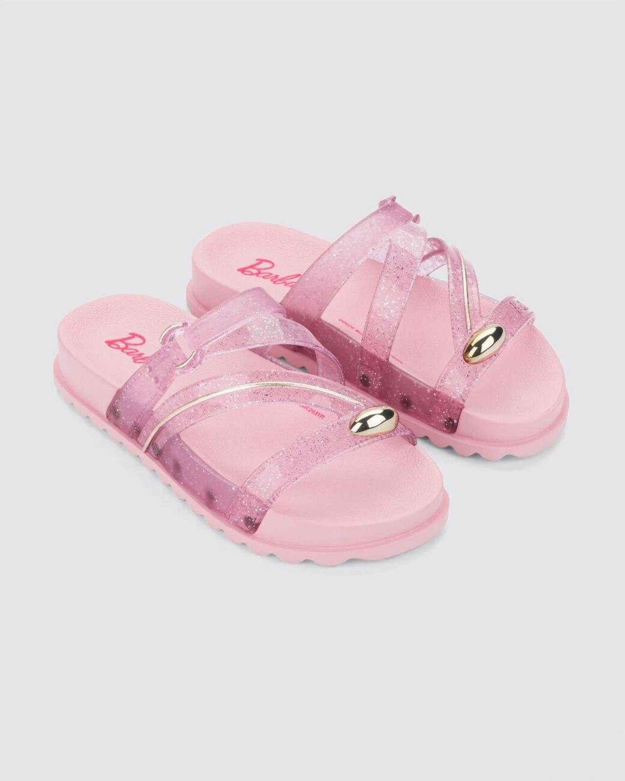 Infantil - Chinelo Slide Grendene Barbie Deluxe Rosa