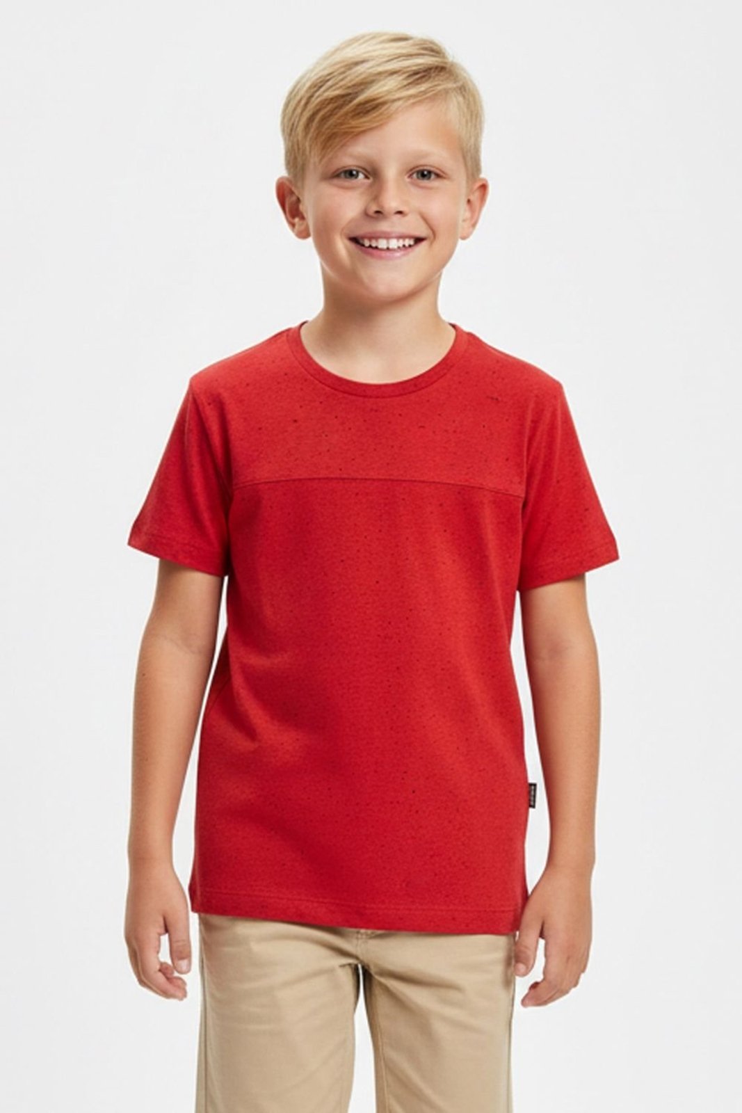 Vista 2 Infantil - Camiseta Menino Recortes Colorittá vermelho Colorittá vermelho