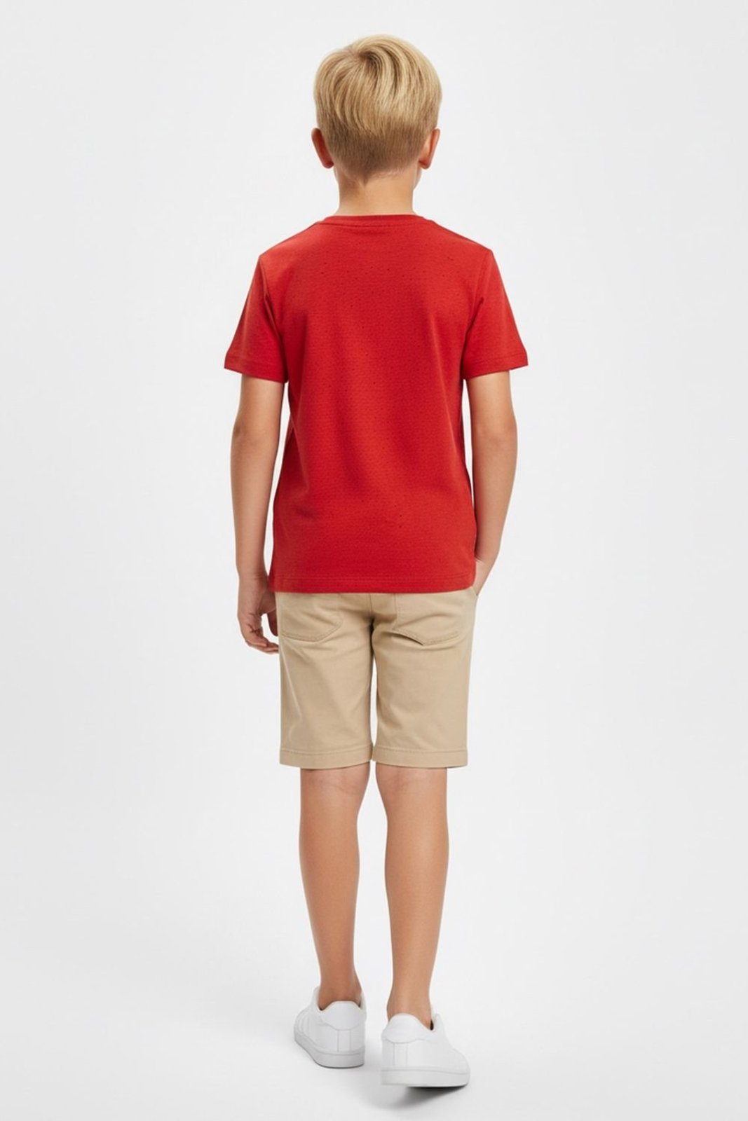 Vista 3 Infantil - Camiseta Menino Recortes Colorittá vermelho Colorittá vermelho