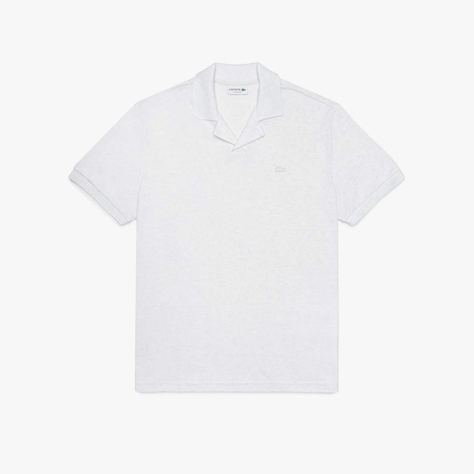 Polo Entrelaçada de Caimento Clássico Off-white