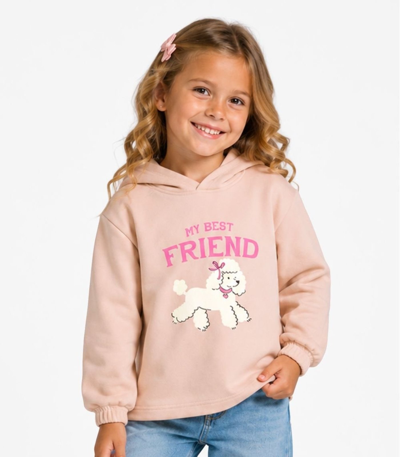Infantil - Blusão Com Estampa Select Rosa