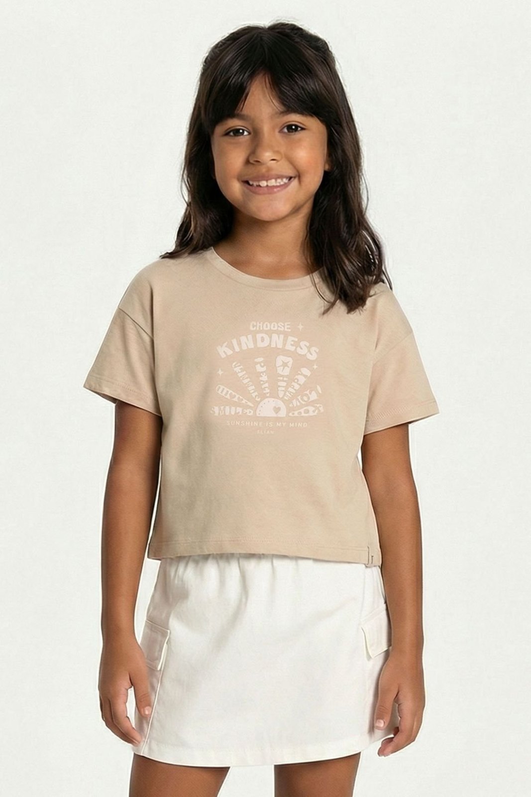 Infantil - Conjunto Menina Sunshine Elian Bege