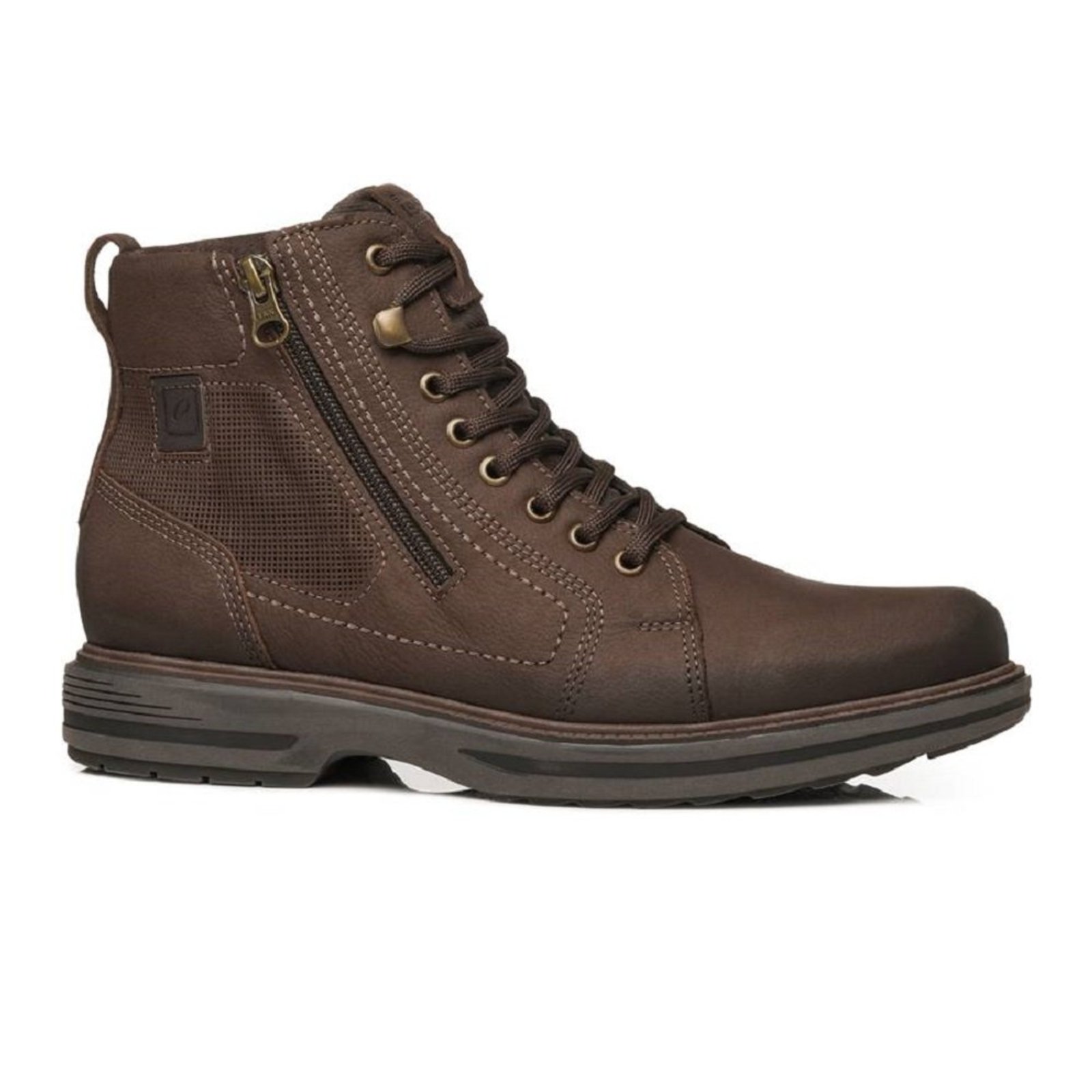 Bota Coturno Pegada 181804-05 Masculina - Castanho