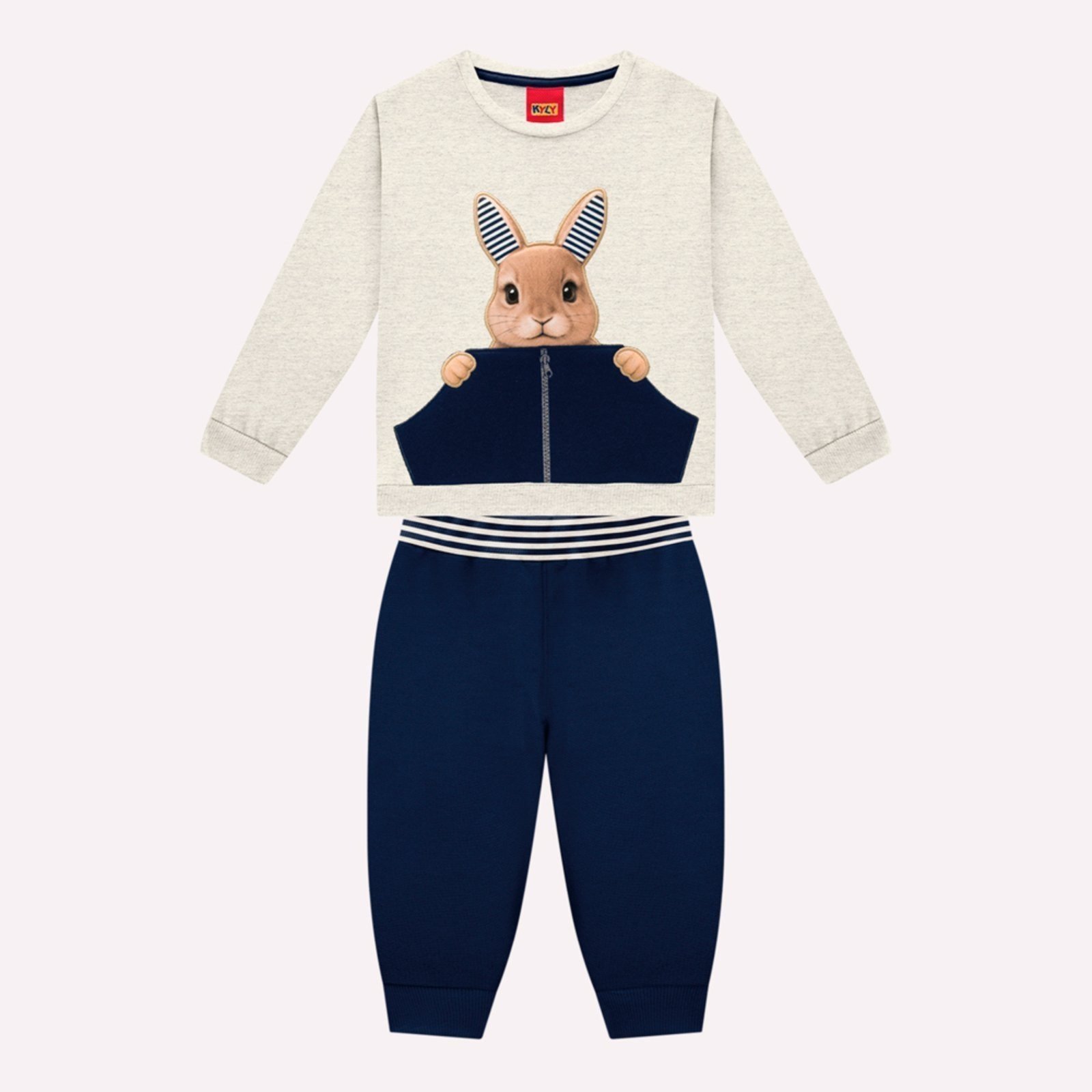 Infantil - Conjunto Menino Coelhinho Kyly