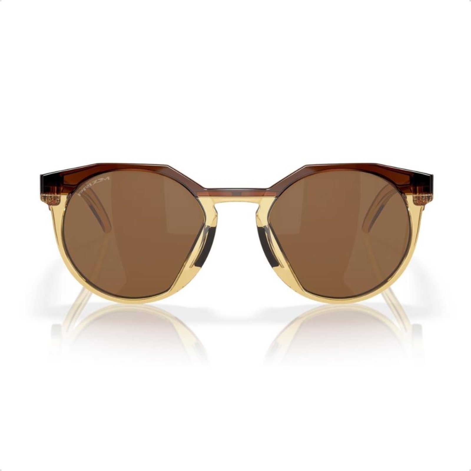 Óculos de Sol Oakley Unissex HSTN Kylian Mbappé Signature Series Prizm Tungsten Dourado