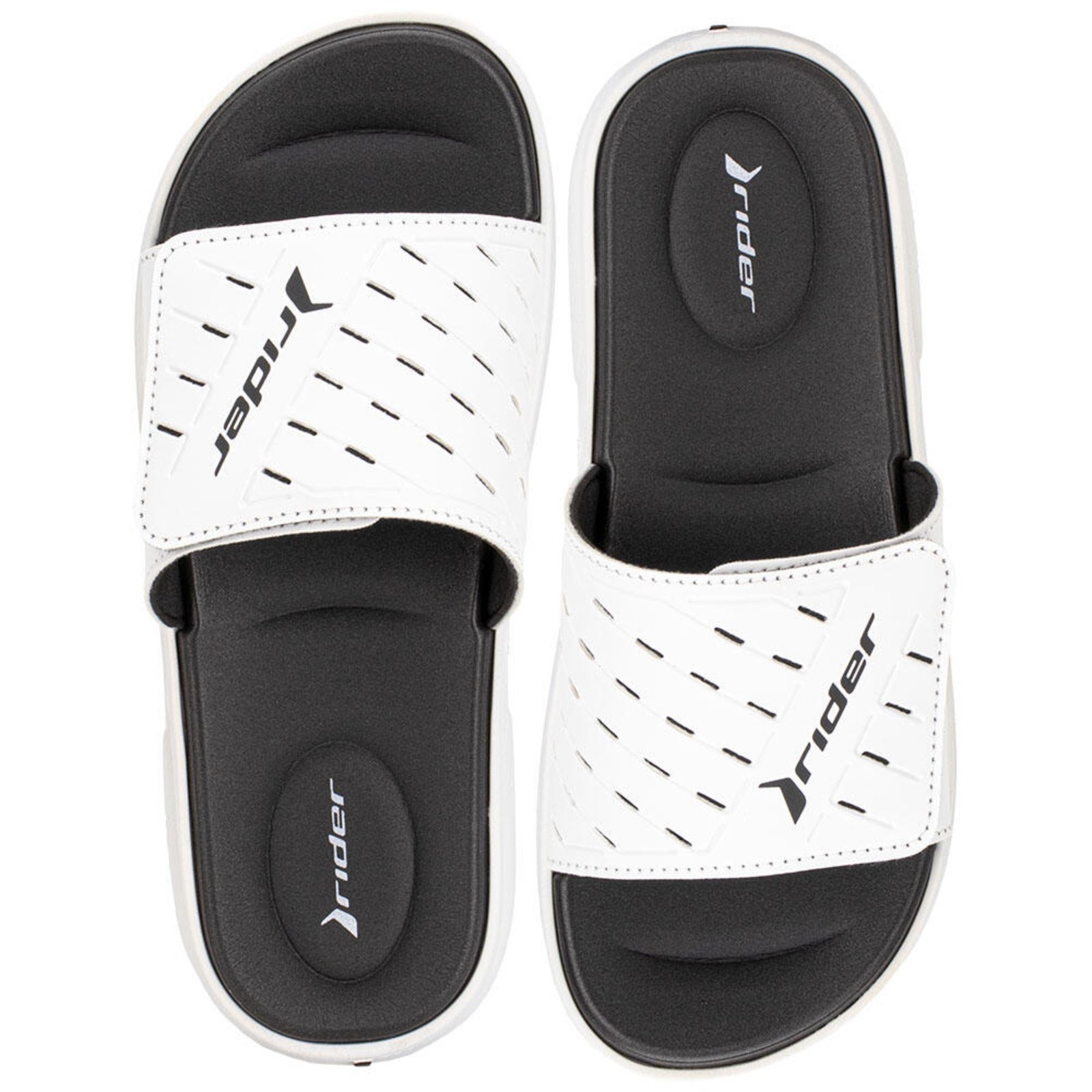 Chinelo Masculino Slide R Soft Plus Rider 12529 3292529 Branco