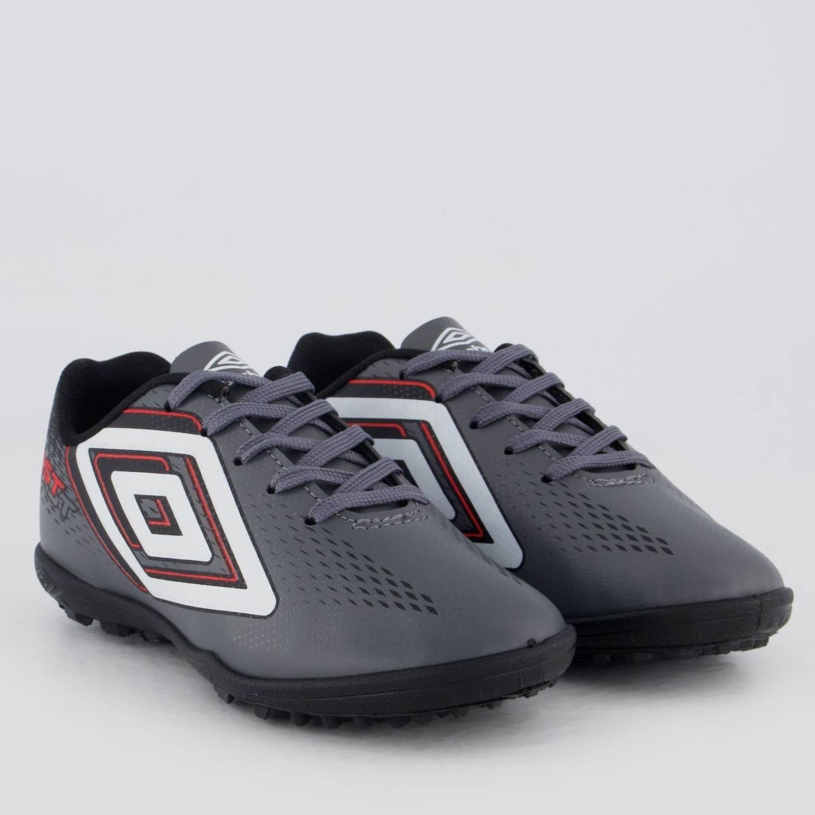 Vista 3 Chuteira Umbro Fast II Society Juvenil cinza Umbro cinza