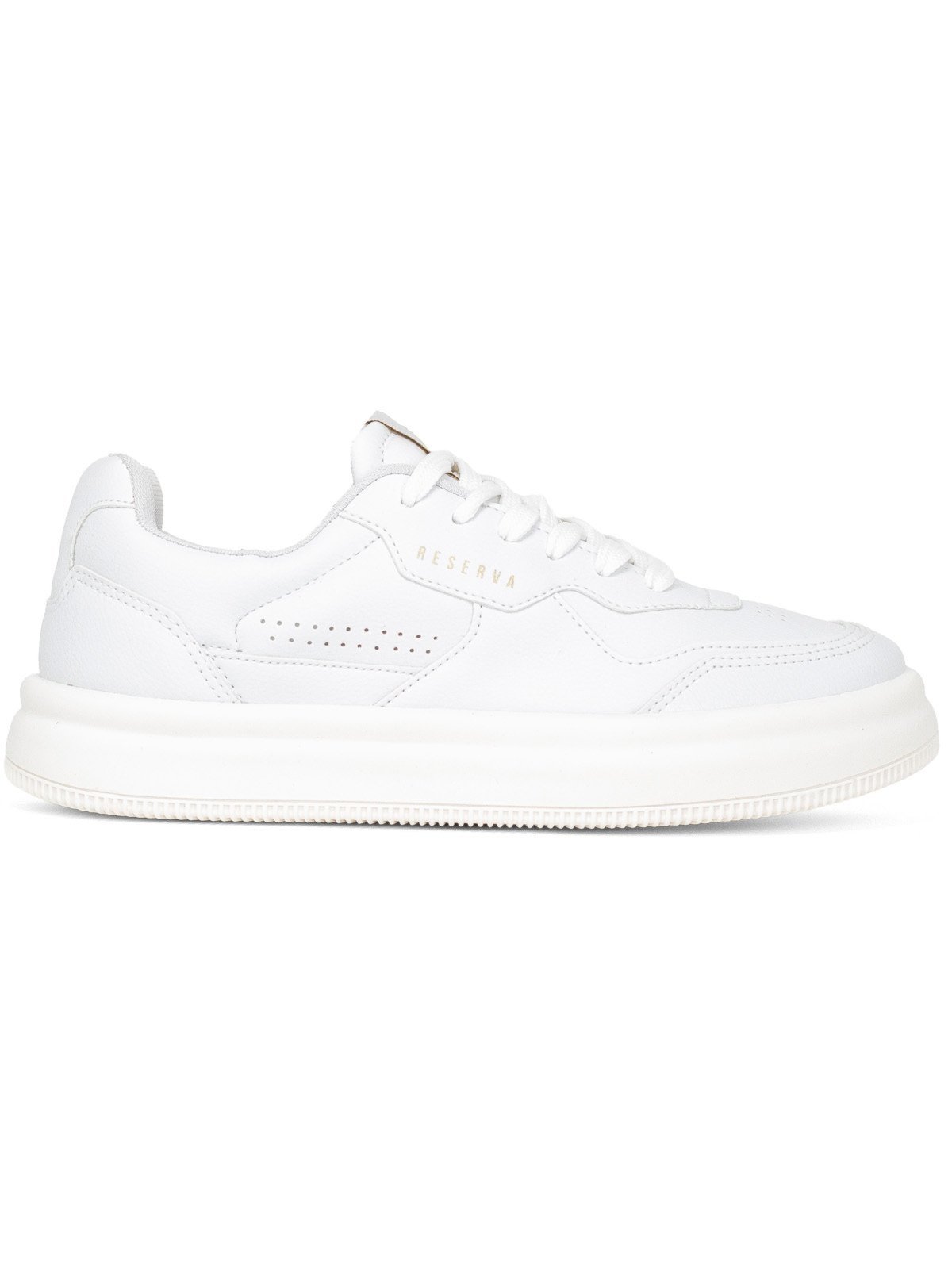 Tênis Masculino Reserva Go Casual Troy Cadarço Confortável Antiderrapante Branco