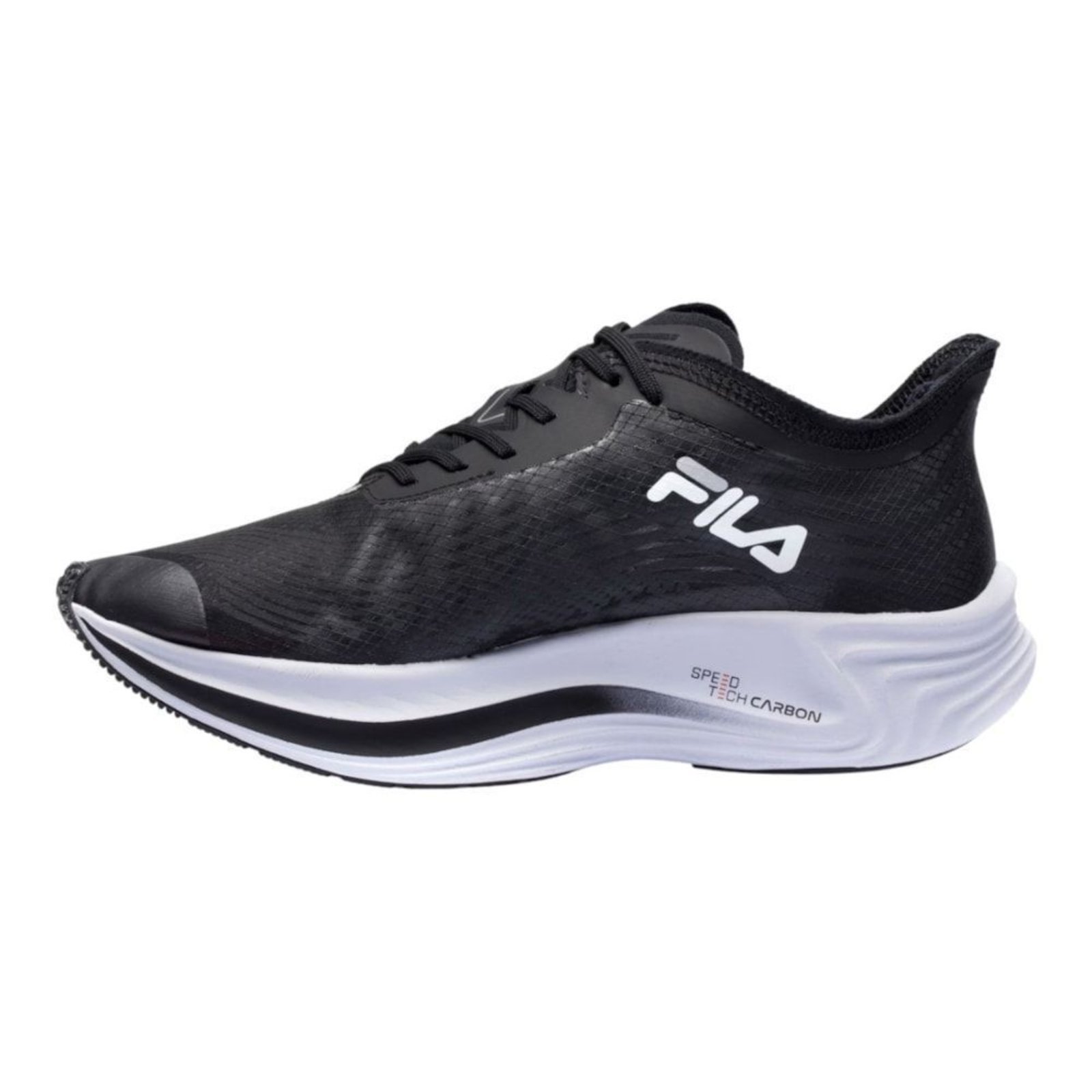Vista 3 Tênis Fila Racer Carbon Feminino - Preto preto carbon Fila preto carbon