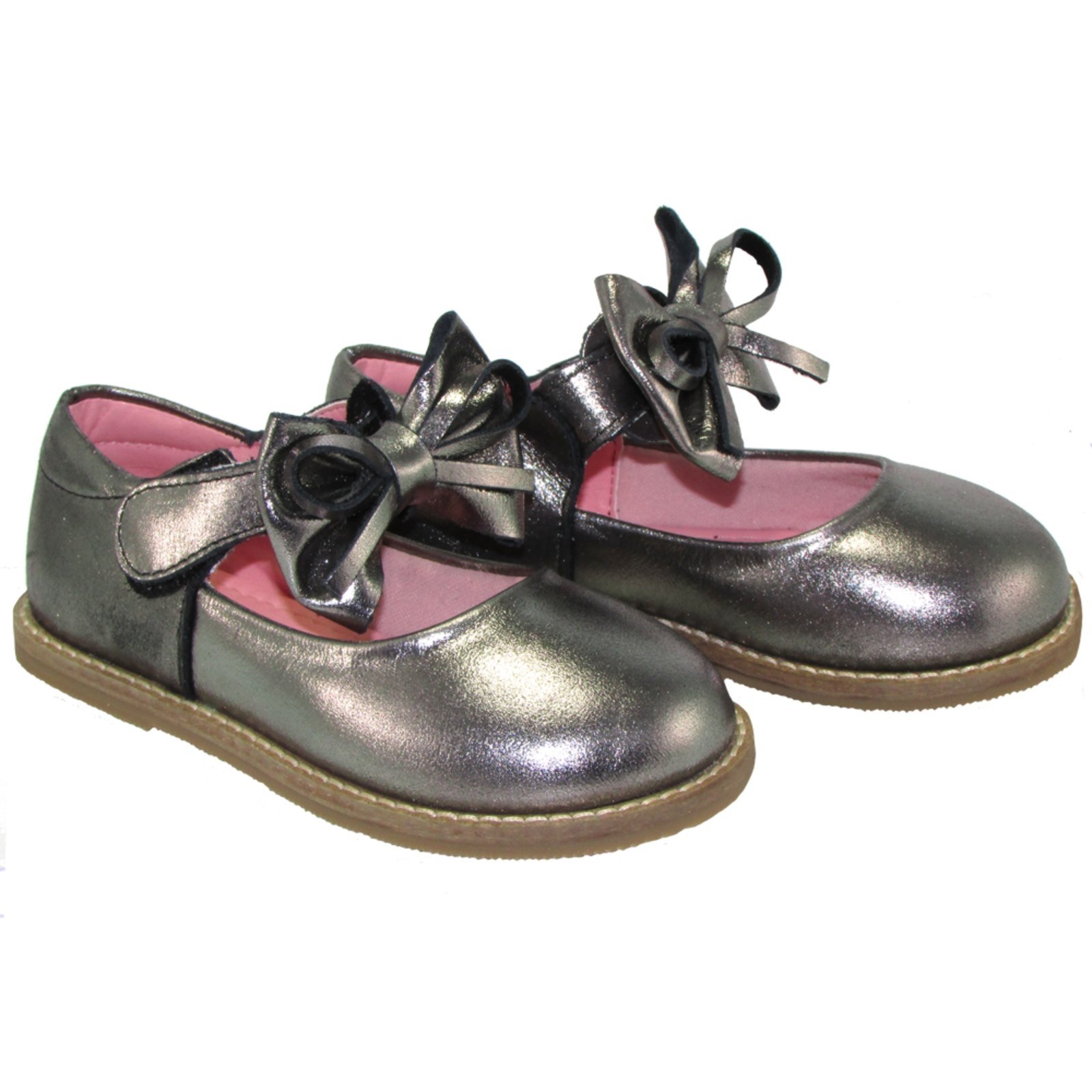 Infantil – Sapato Menina 85012 Prata – Velho